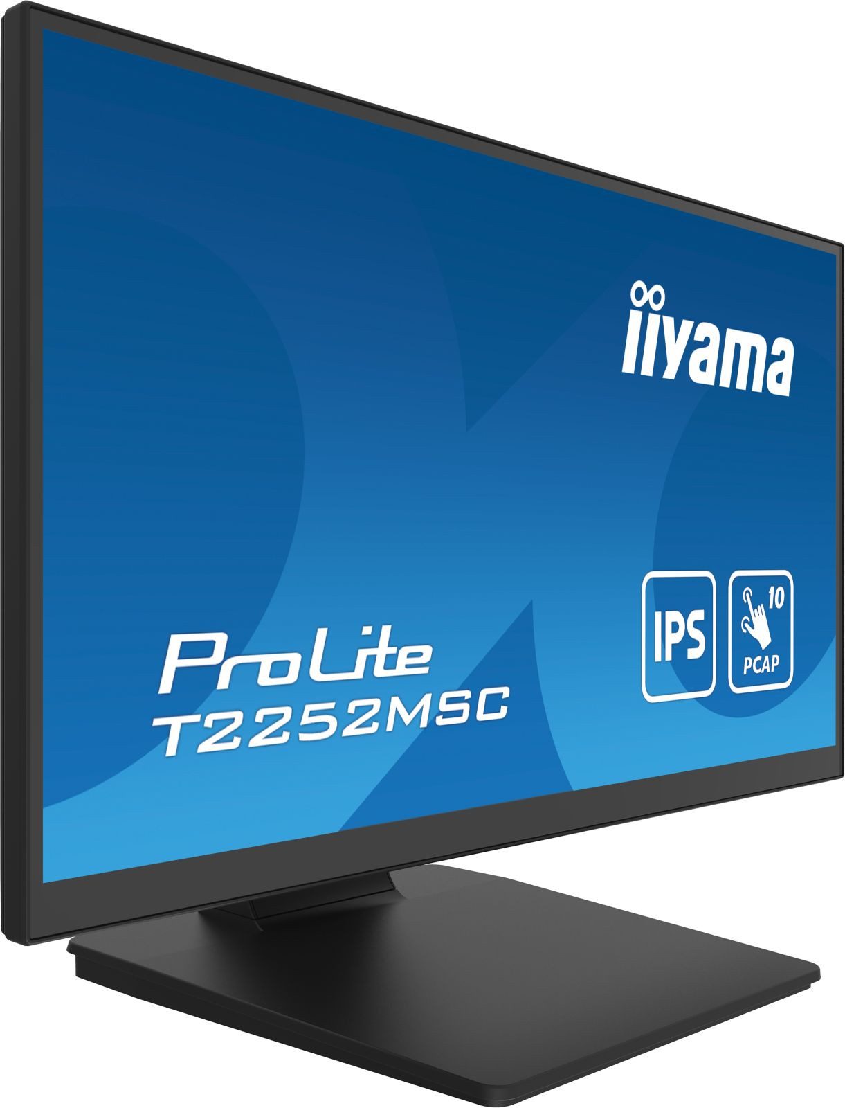Iiyama T2252MSC-B2 54,61cm 21,5Zoll Bonded PCAP 10P Touch with Anti-Finger TFT-Monitor (1920 x 1080 px, Full HD, 5 ms Reaktionszeit, IPS, Touchscreen, Lautsprecher, HDCP)