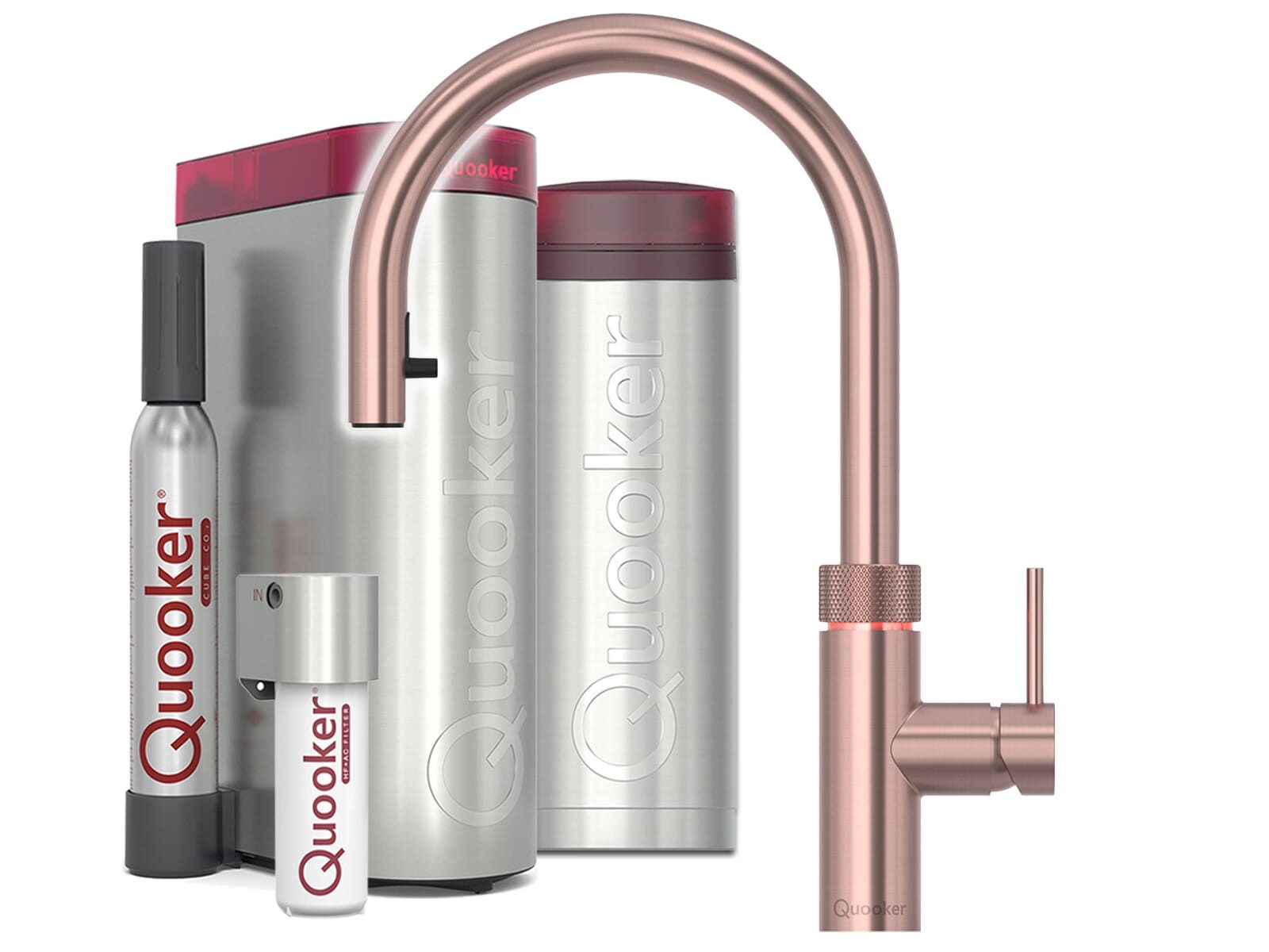 QUOOKER Küchenarmatur Quooker PRO3 & CUBE, Flex inkl. Cube-Filter