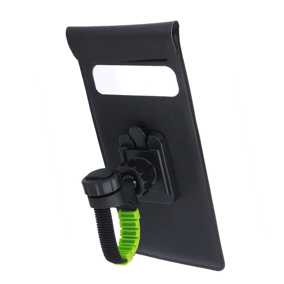 Forever Smartphone-Halterung BH-130 Fahrrad-Handyhalterung Schwarz wasserdicht mit Touchfolie, (bis 6,8 Zoll, Einzelartikel, Einzelartikel, Wasserdichte Hülle mit berührungssensitiver Folie)