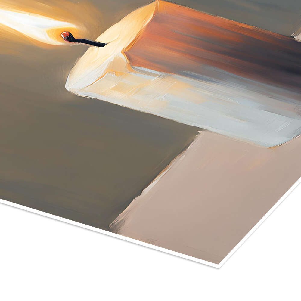 Posterlounge Wandbild Kerze, Ohkimiko, erhältlich als Poster, Leinwandbild, Wandsticker oder Acrylglasbild