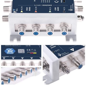 DUR-line DUR-line MS 5/6 Blue eco - Stromspar Multischalter SAT für 6 Teilnehme SAT-Antenne