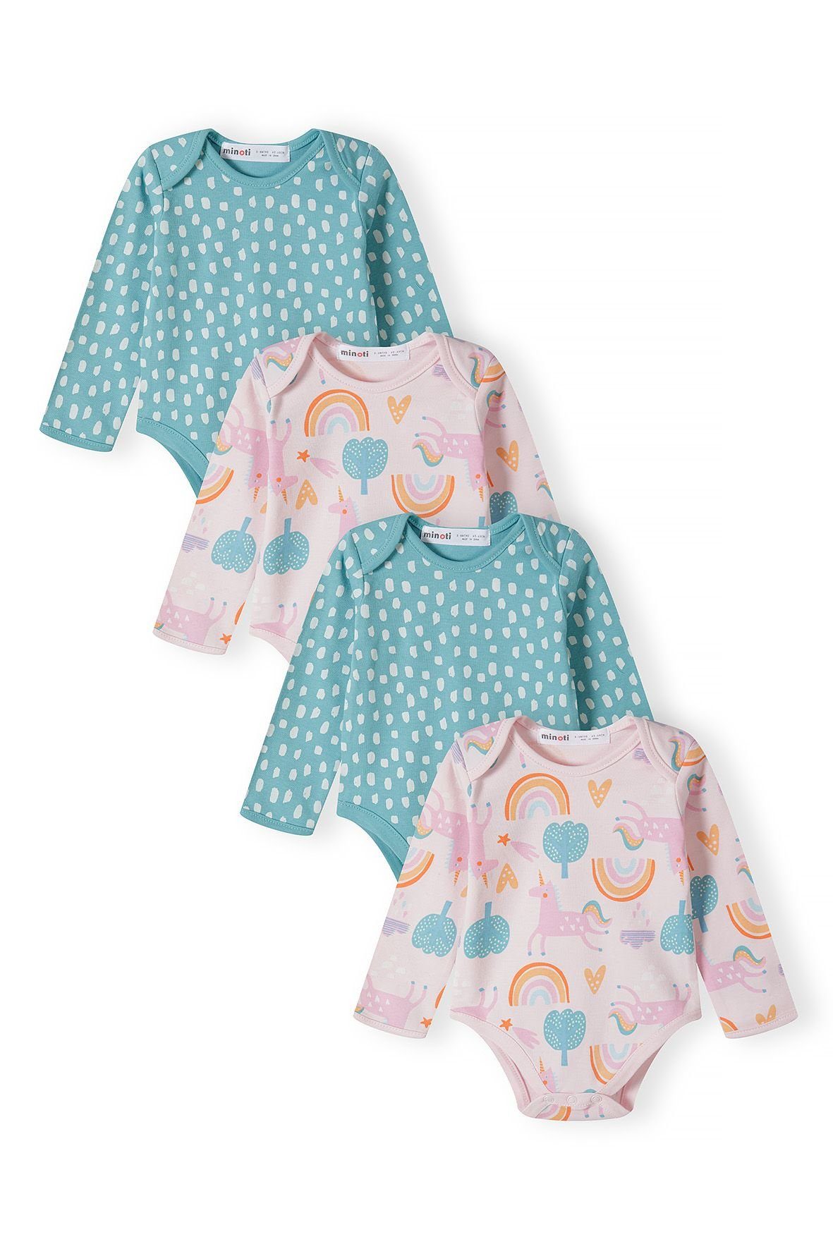 Langarmbody 4er-Pack Langarmbodys (0-18m)