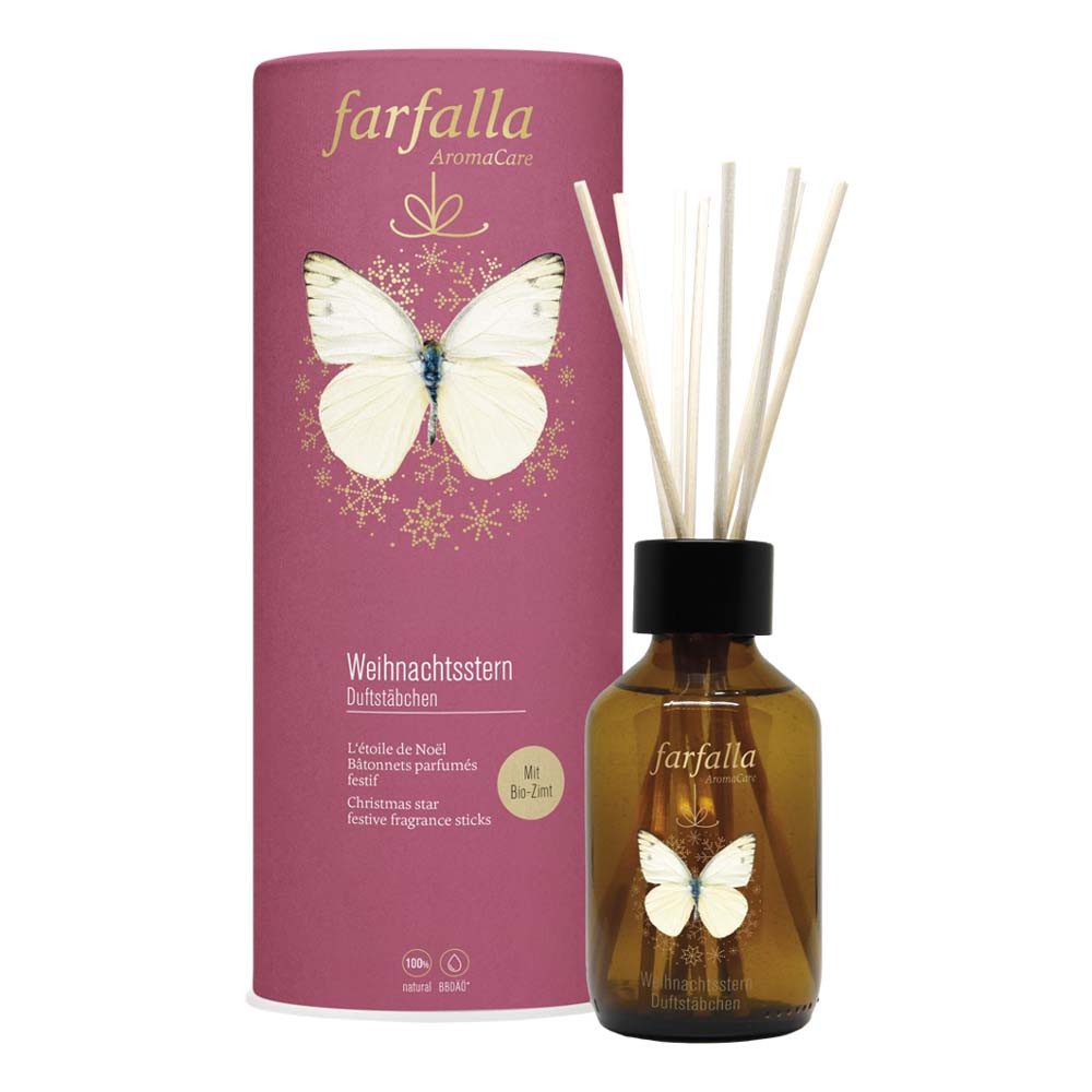 Farfalla Raumduft Weihnachtsstern - Duftstäbchen Aroma Ambiance 150ml