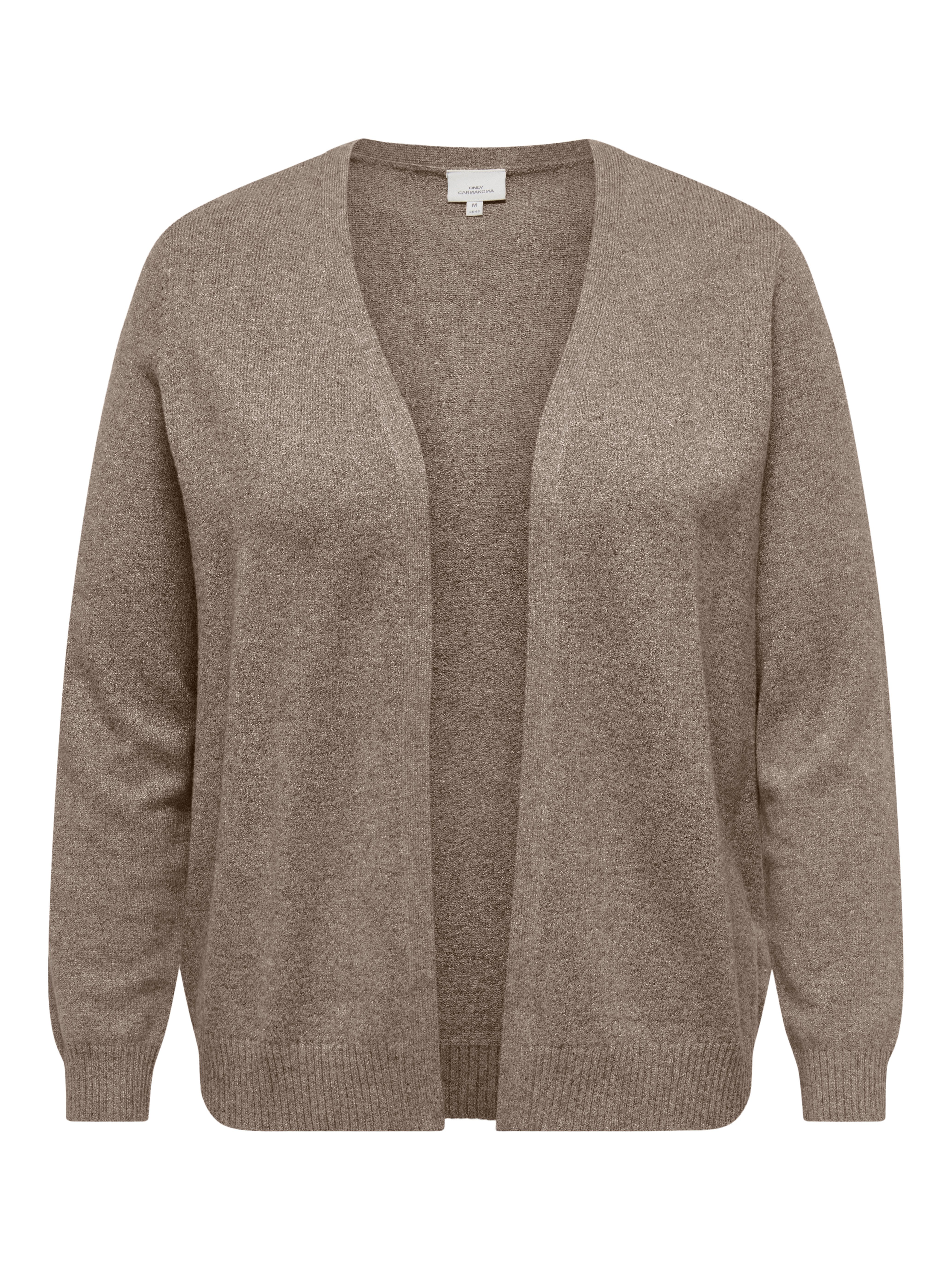 ONLY CARMAKOMA Strickjacke CARPRINCESS LS SHORT CARDI NOOS Viskosemischung