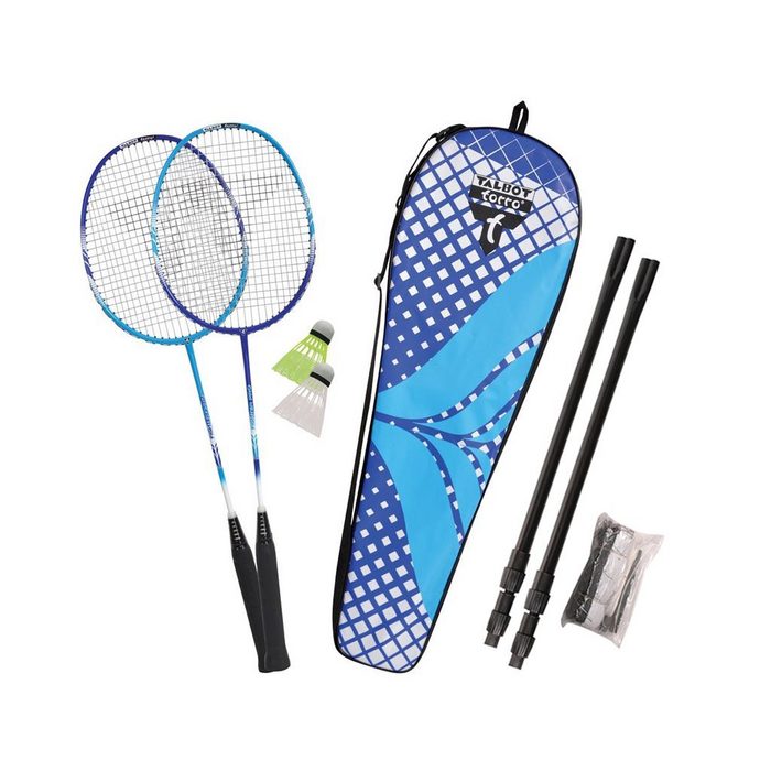 Talbot-Torro Badmintonschläger Set 2-Fighter Pro + Netz