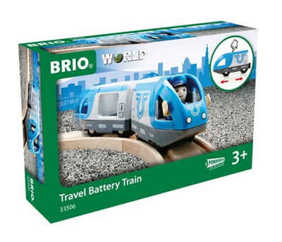 BRIO® Spielzeugeisenbahn-Lokomotive »Brio World Eisenbahn Zug Blauer Reisezug Batterielok 3 Teile 33506«
