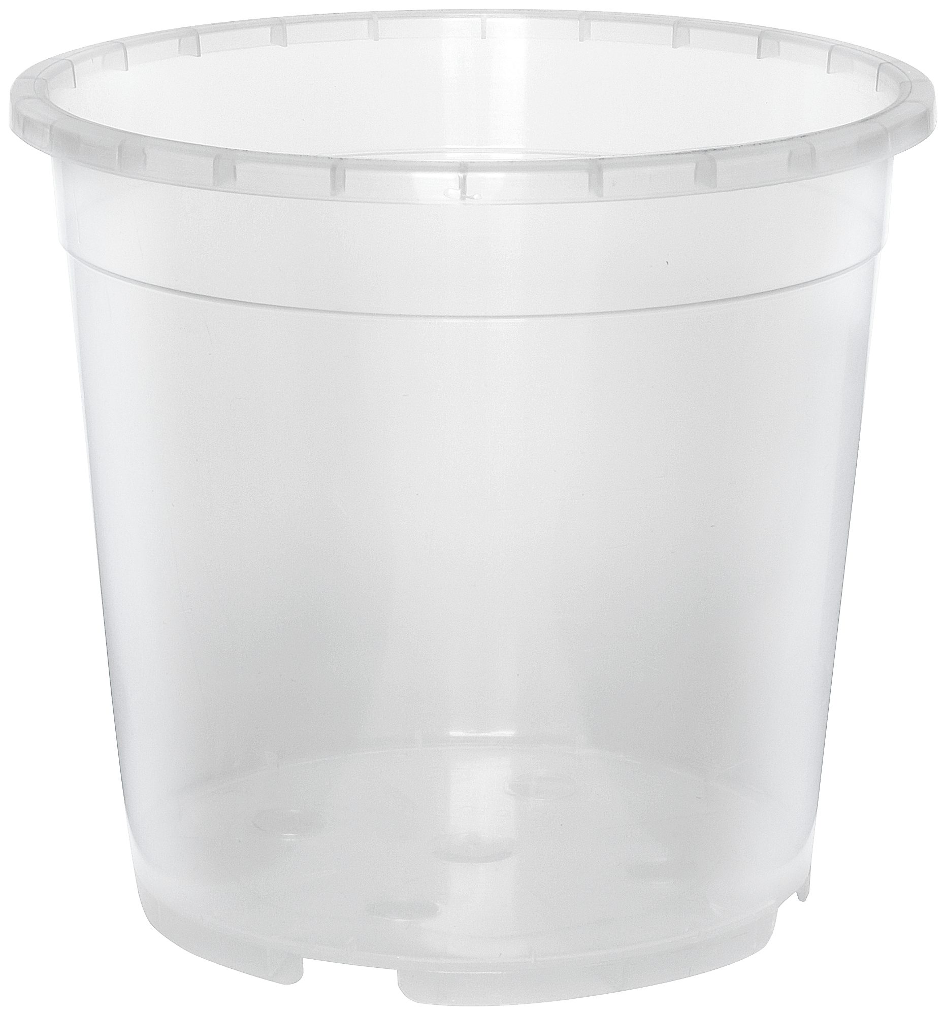 Geli Blumentopf Orchideentopf 1,7l transparent klar