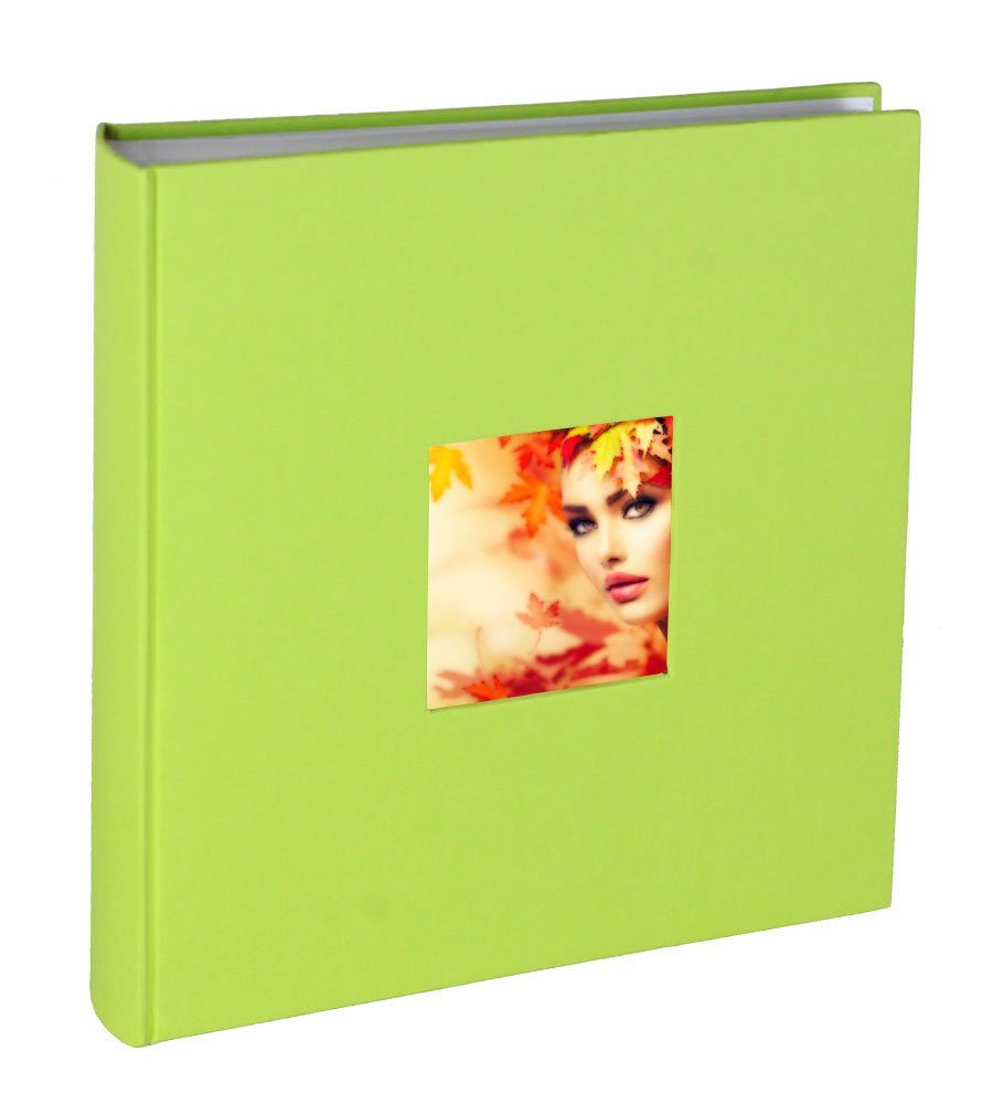 IDEAL TREND Fotoalbum Flair Fotoalbum 30x30 cm 100 weiße Seiten Seiten Jumbo Buchalbum Fotob