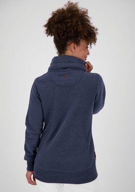 Alife & Kickin Sweatshirt SueAK sportiver Sweater mit hohem Stehkragen & Kordel