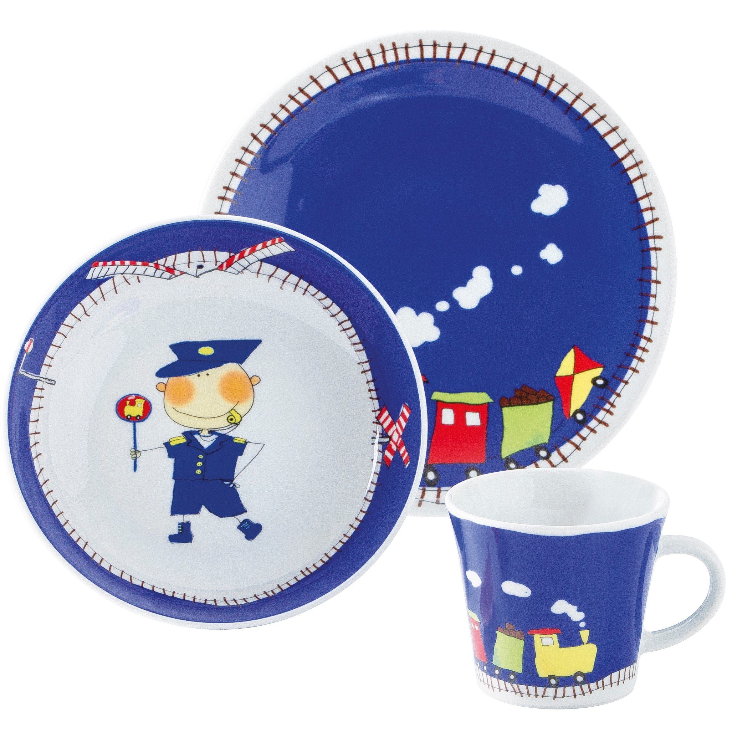 KAHLA Kindergeschirr-Set Kids (3-tlg), 1 Personen, Porzellan, Made in Germany