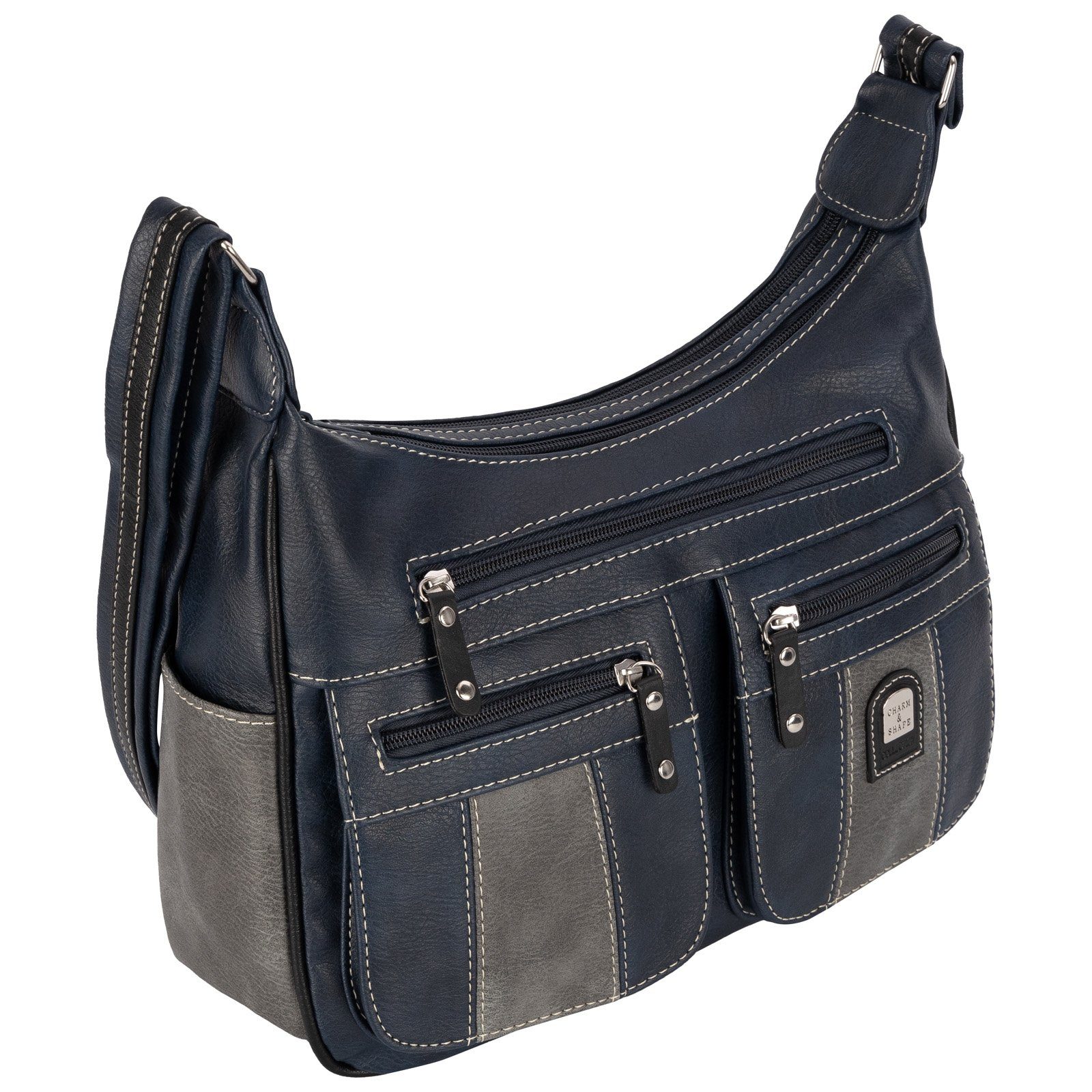 EAAKIE Umhängetasche Damen Tasche Schultertasche Umhängetasche Leder Optik Handtasche, als Schultertasche, Umhängetasche tragbar