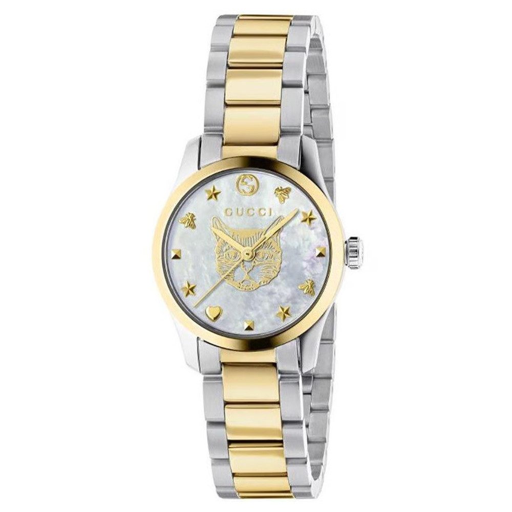 GUCCI Luxusuhr Cat-Motiv YA126596