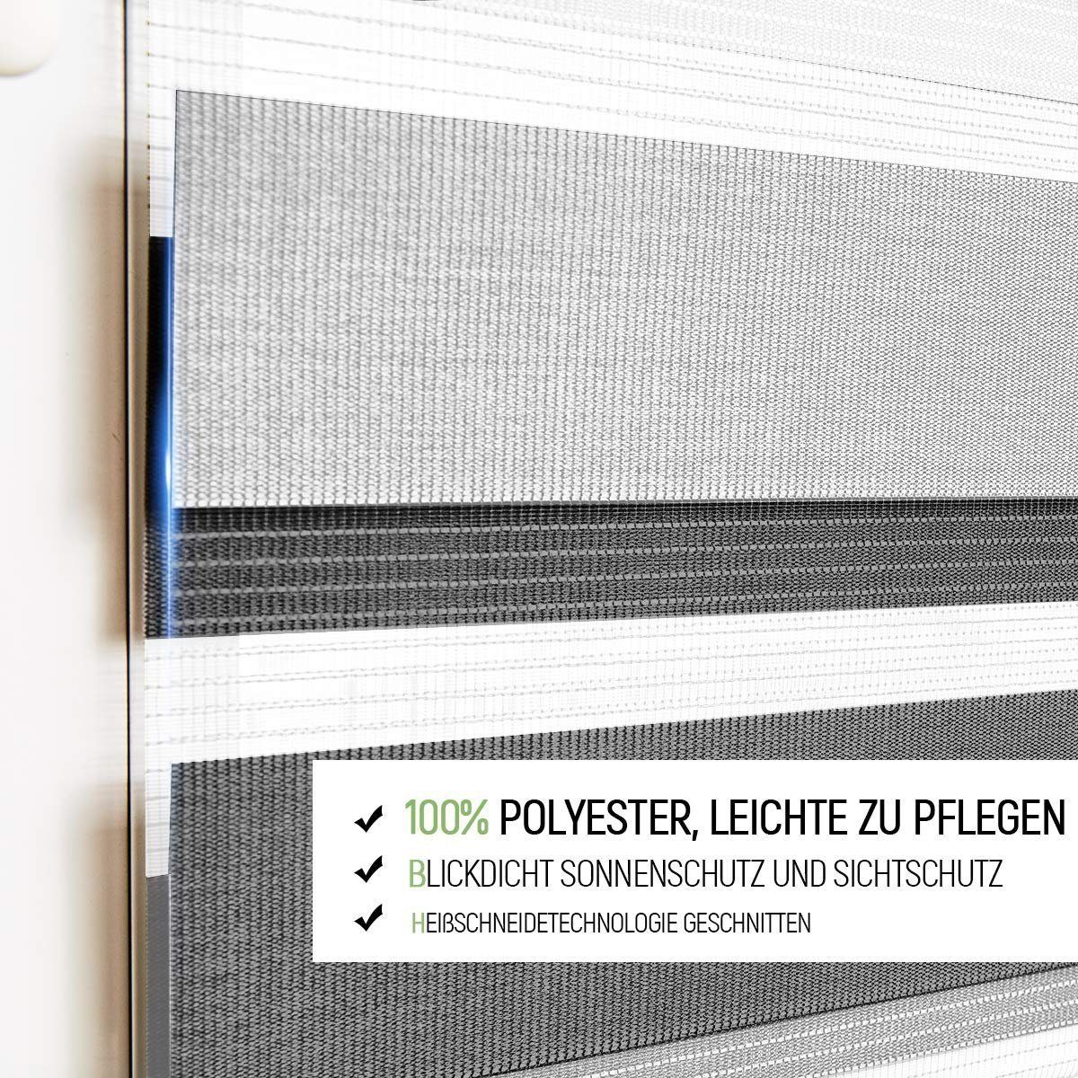 Doppelrollo doppelrollo Klemmfix ohne Bohren, OUBO, verdunkelnd, verspannt, günstig online kaufen