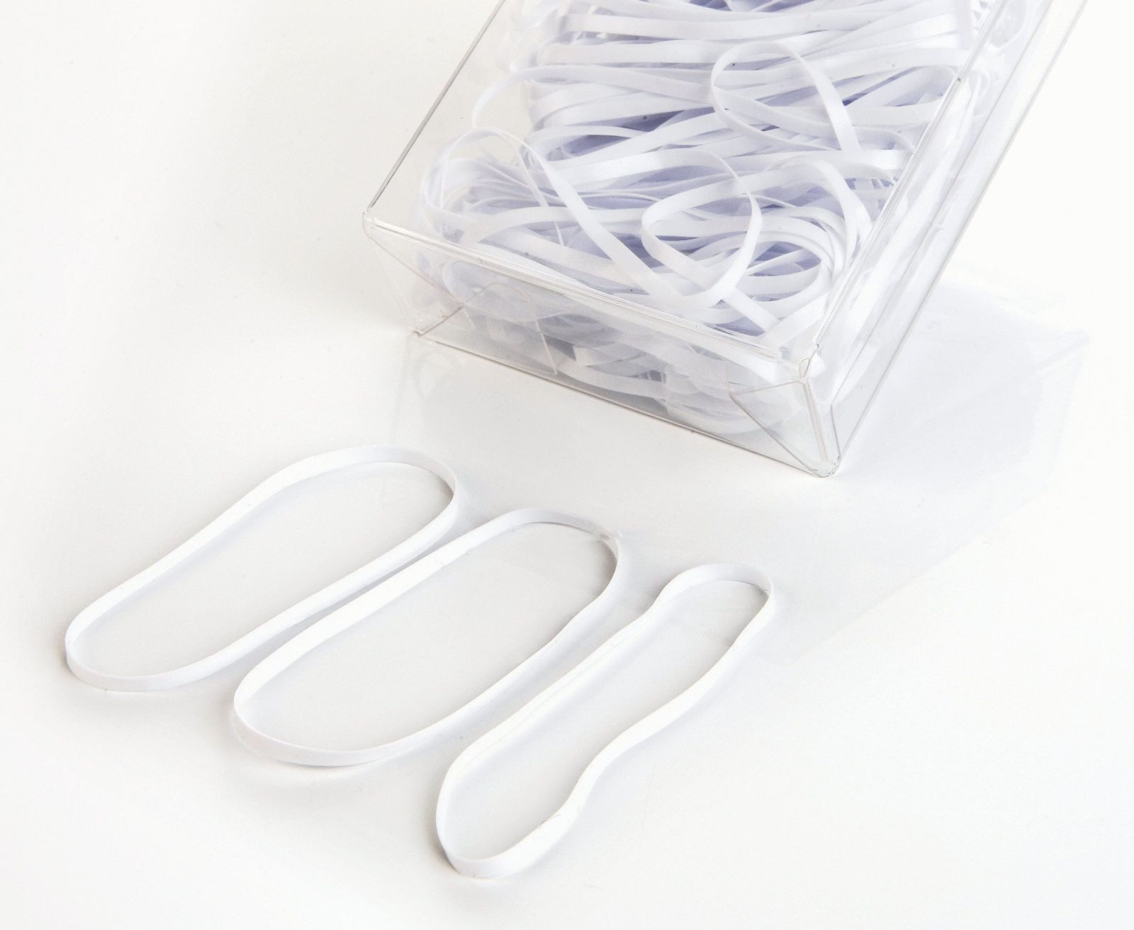 Gummibänder Gummiband 55mm VE=1000 Stück weiß