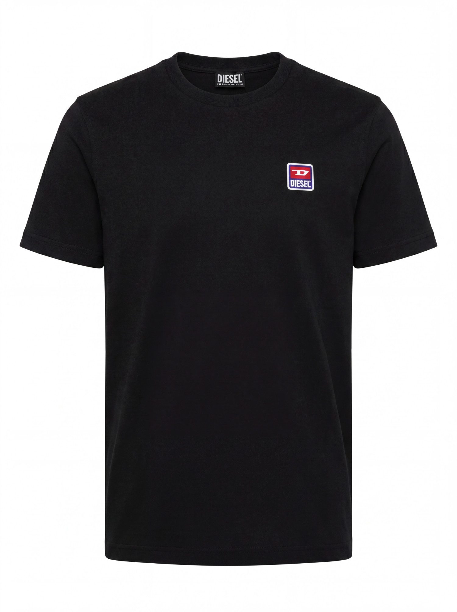 Diesel Rundhalsshirt Regular Fit mit Logo-Patch - T-JUST 16
