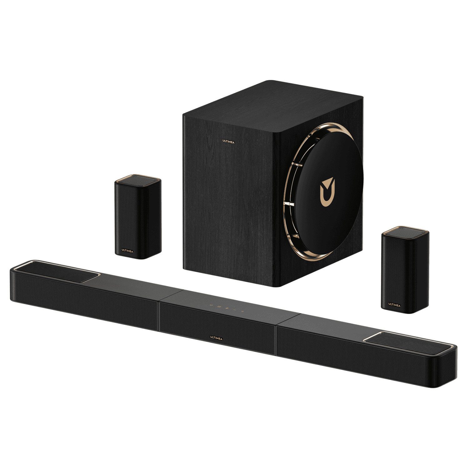Ultimea Heimkinosystem Skywave X60 Soundbar 7.1.4 (Sub, Dolby Atmos, Surround Sound) (840 W, Kabelloses Surround Sound Bar System, heimkino soundsystem) – Bild 2 von 5