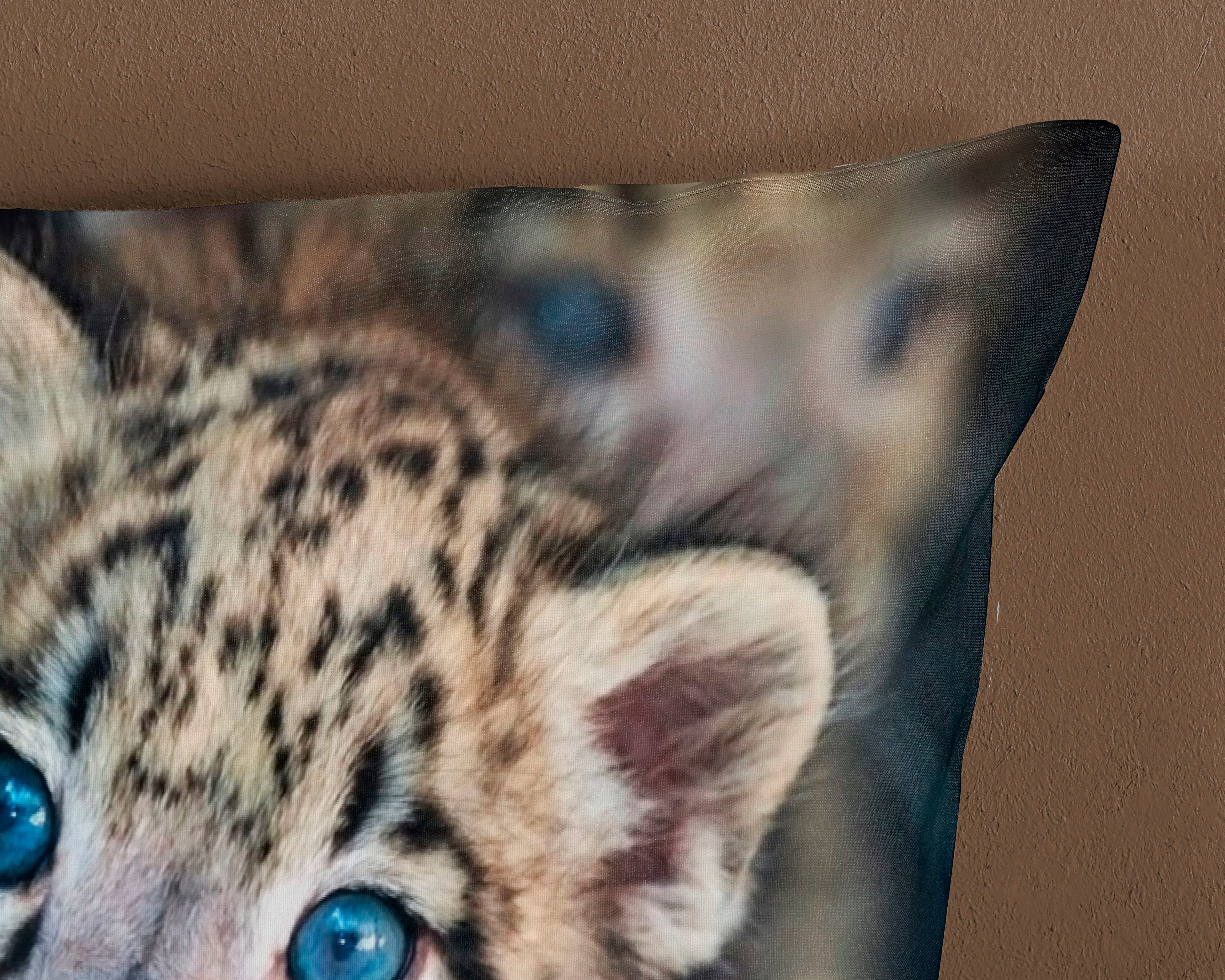 PURE luxury collection Kinderbettwäsche Mascha, Microfaser, 2 teilig, Mikrofaser, 135x200, Pflegeleicht, Reißverschluss, Wende Kind, Leopard – Bild 4 von 5