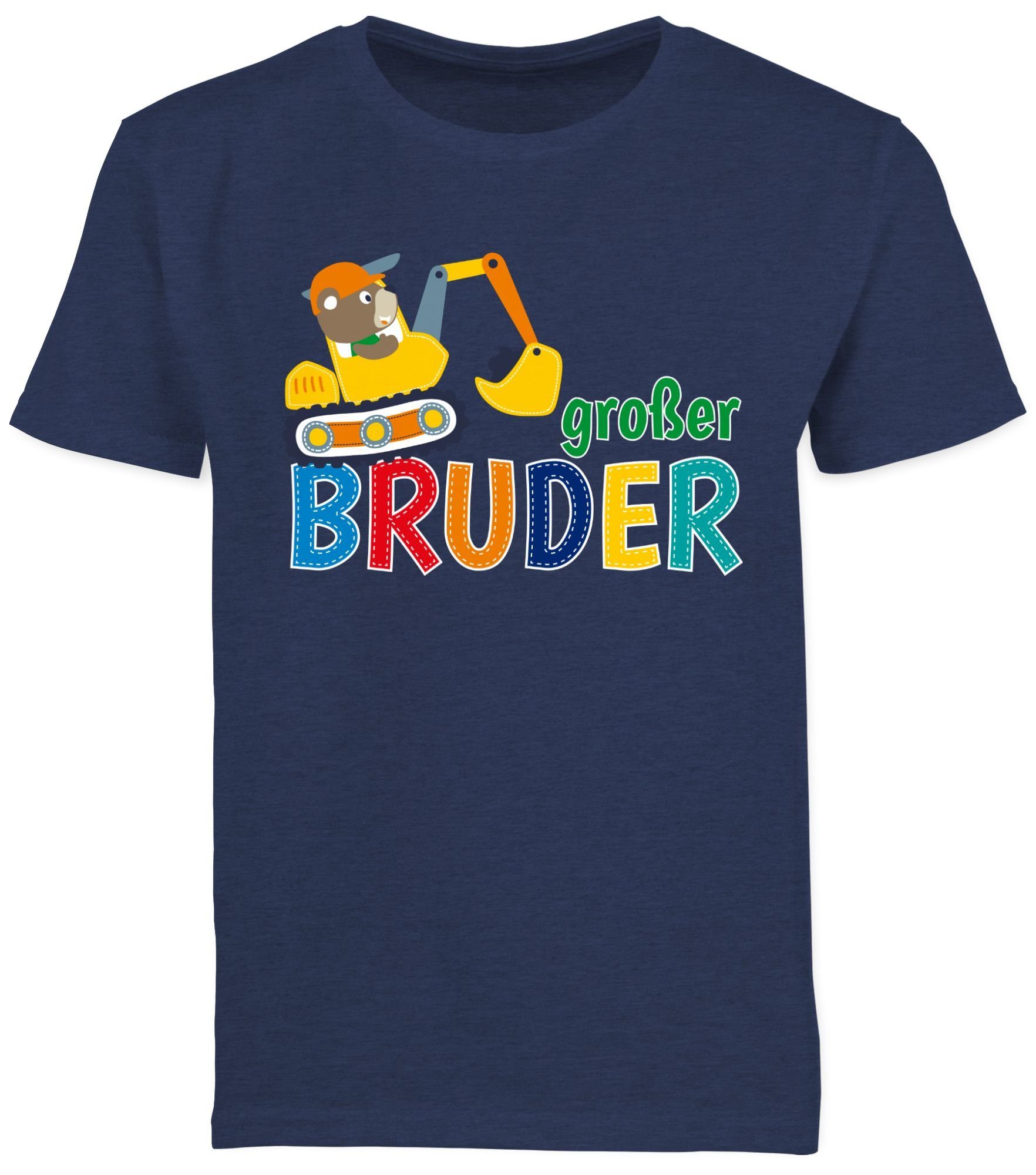 T-Shirt Großer Bruder Bagger I Großer Bruder Geschenk Grosser Bruder