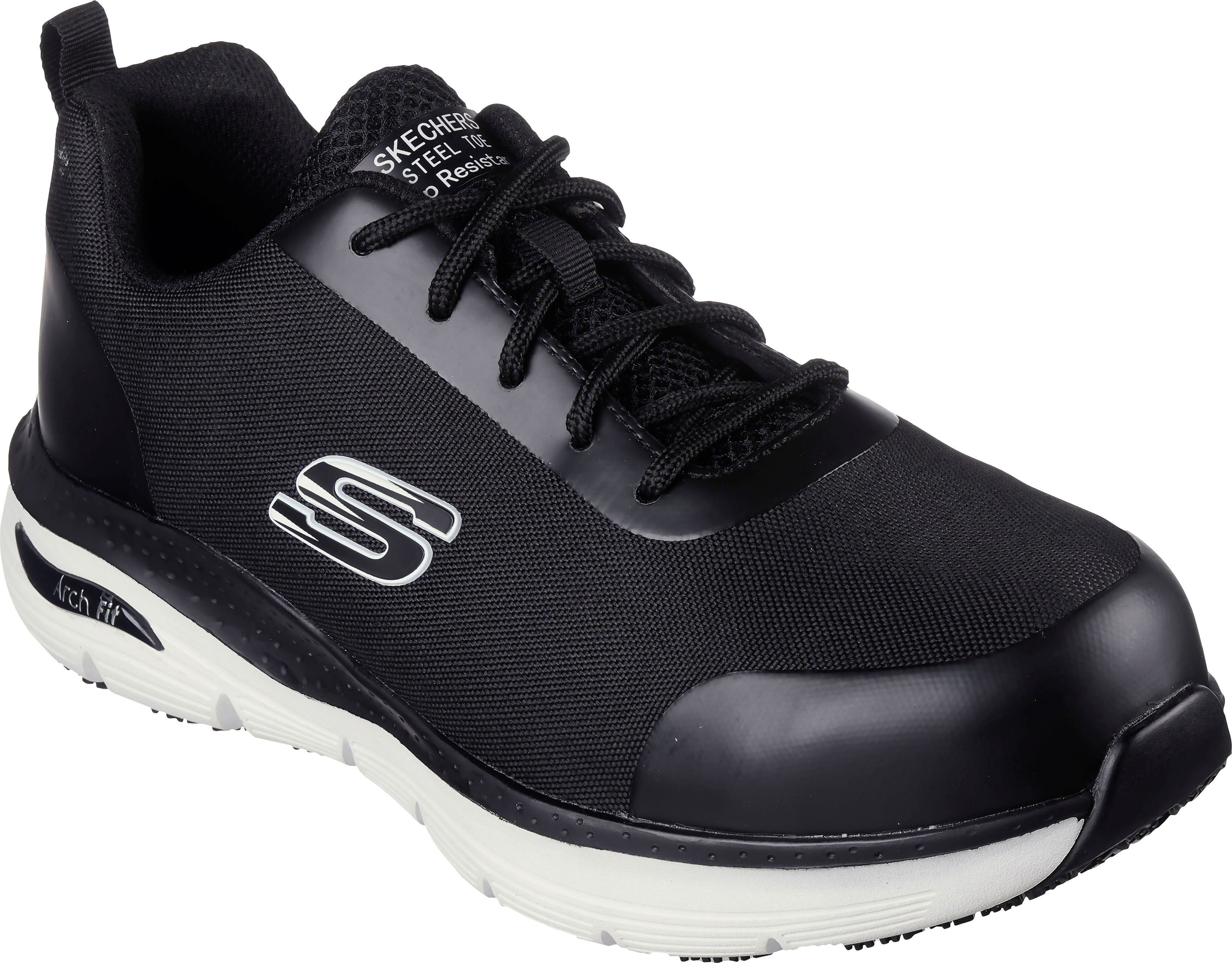 Skechers ARCH ESD, Sicherheitsschuh sportlich, leicht und FIT durchtrittsicher SR-RINGSTAP S3