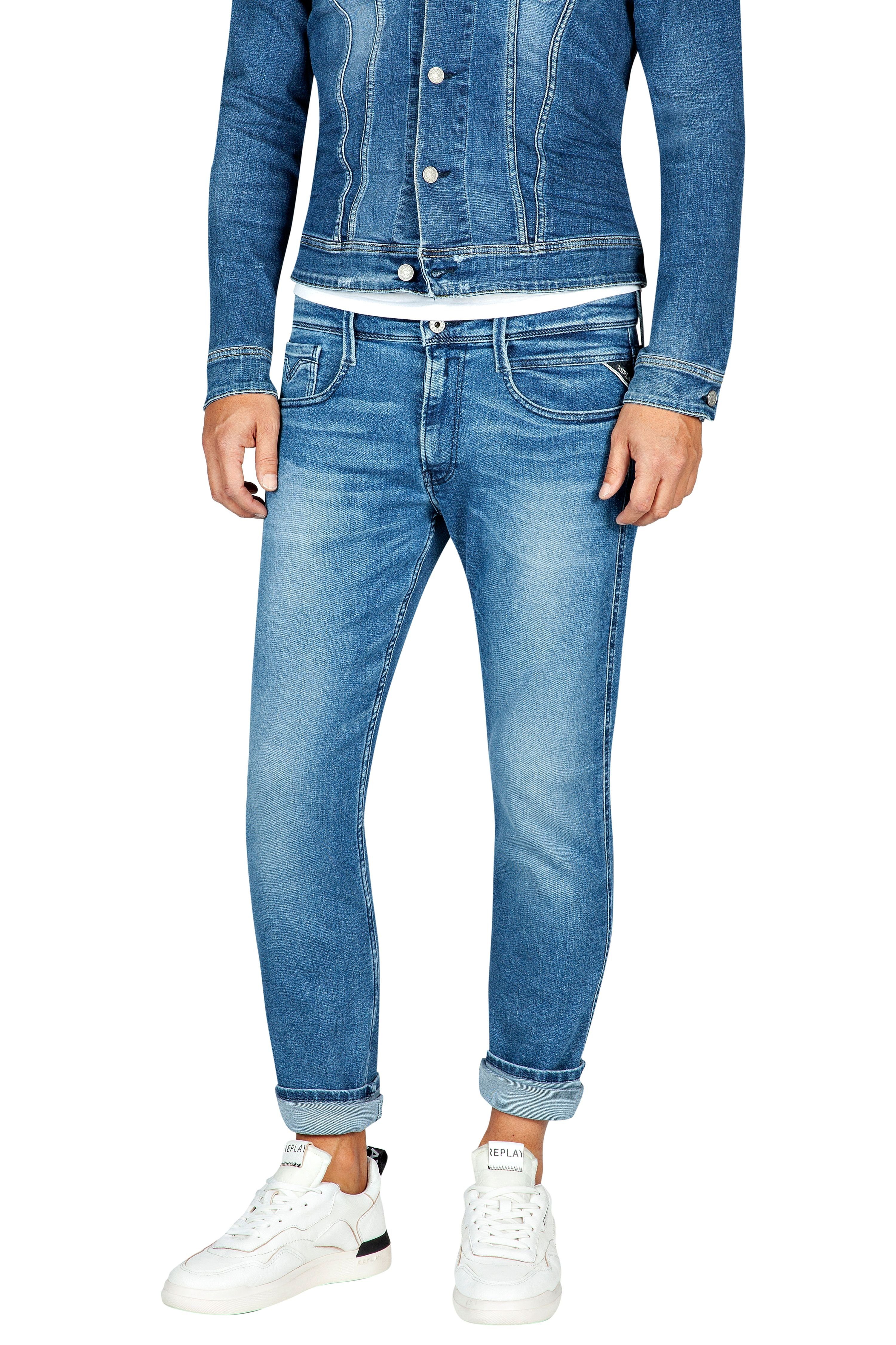 Replay 5-Pocket-Jeans medium blue