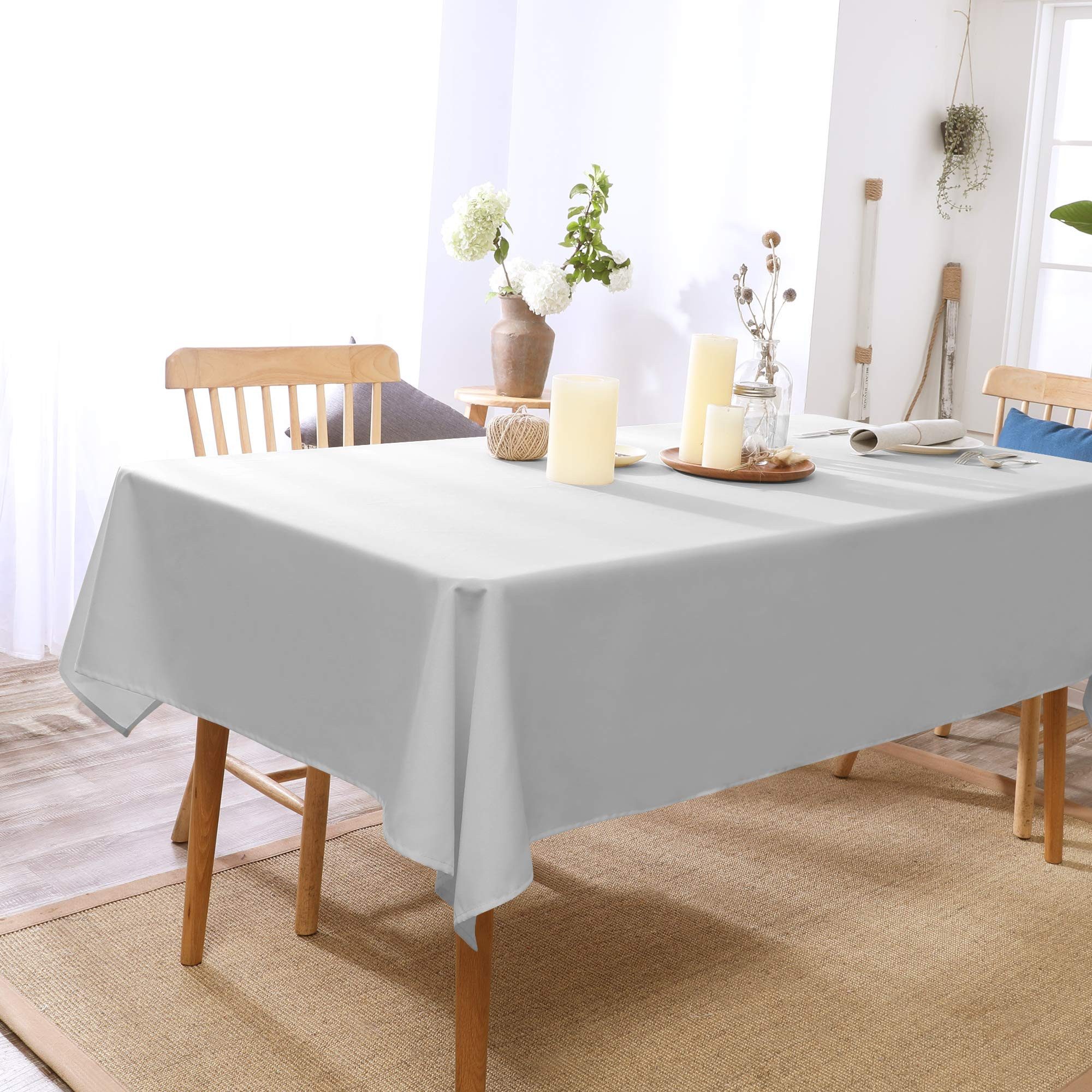 Deconovo Tischdecke Wasserabweisend Tischwäsche Abwaschbar Tischtücher günstig online kaufen
