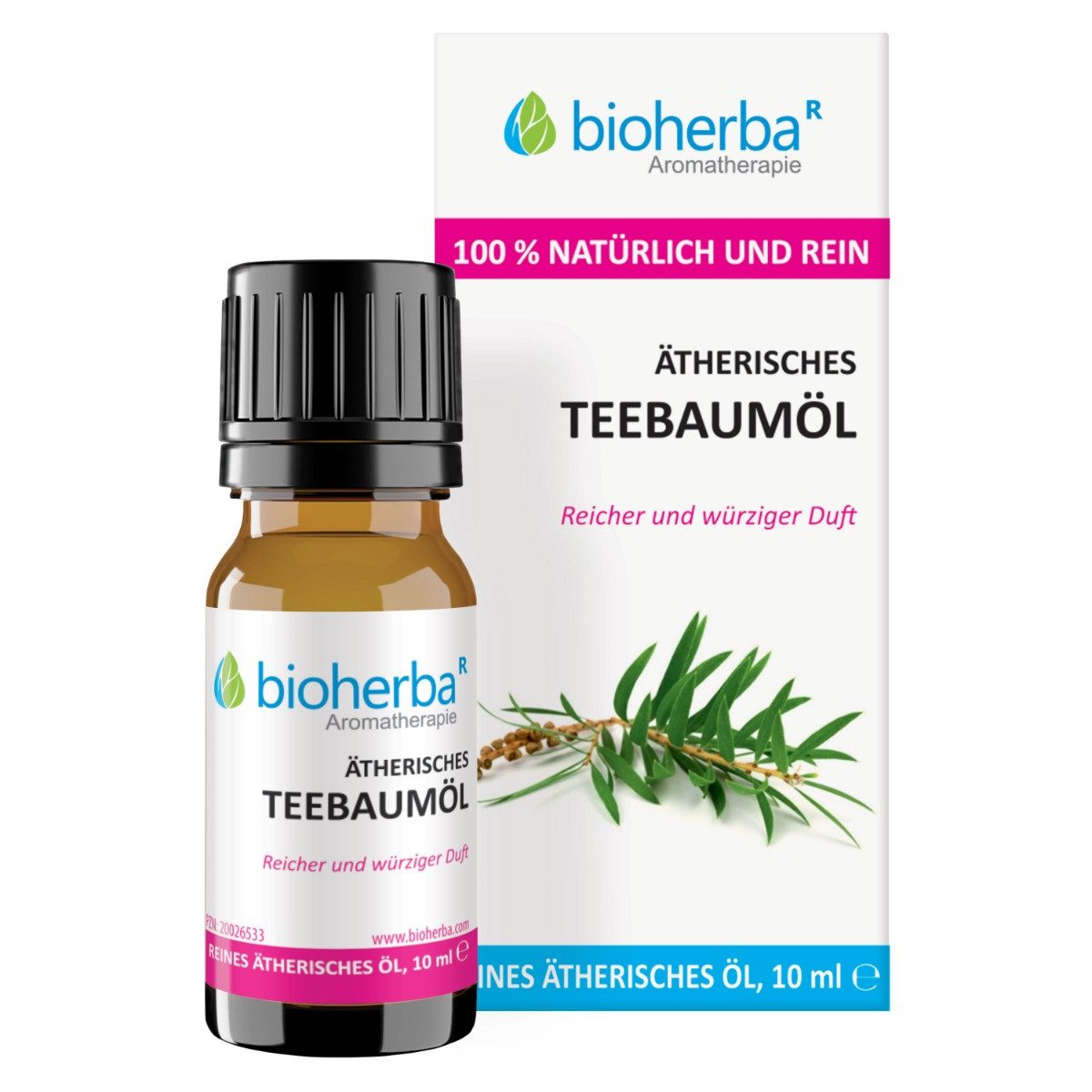 BIOHERBA R Pflege-Set Bioherba Ätherisches reines Teebaumöl 10 ml