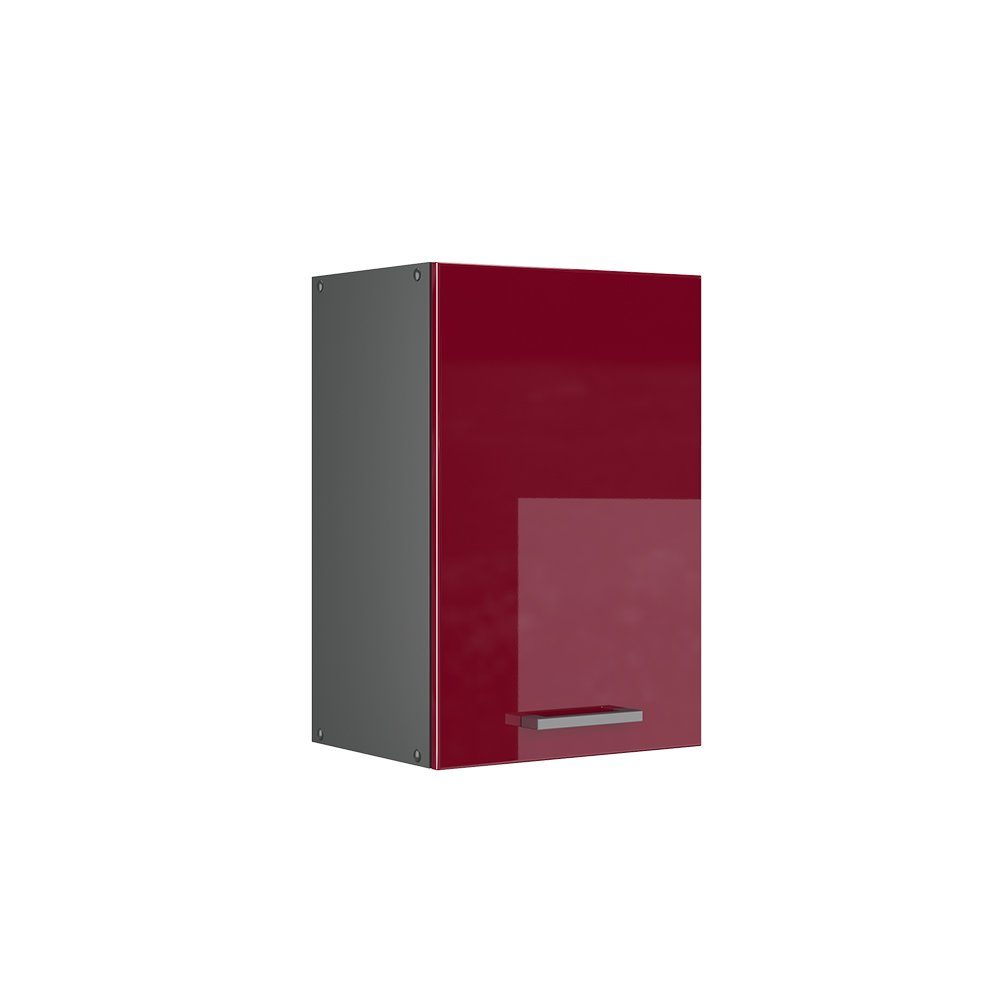 Vicco Hängeschrank Küchenhängeschrank 40 cm R-Line Anthrazit Bordeaux Hochglanz