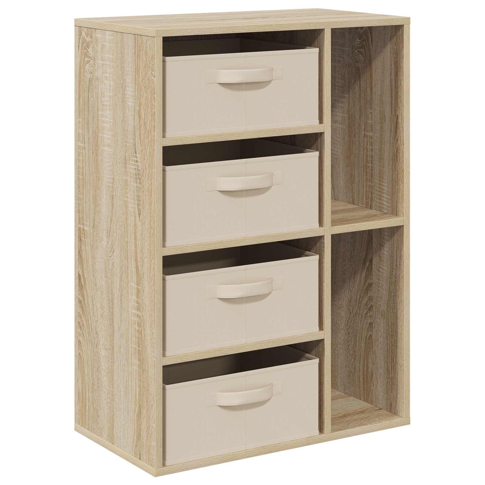 vidaXL Sideboard Sideboard Sonoma-Eiche 60 x 33,5 x 84 cm (1 St)