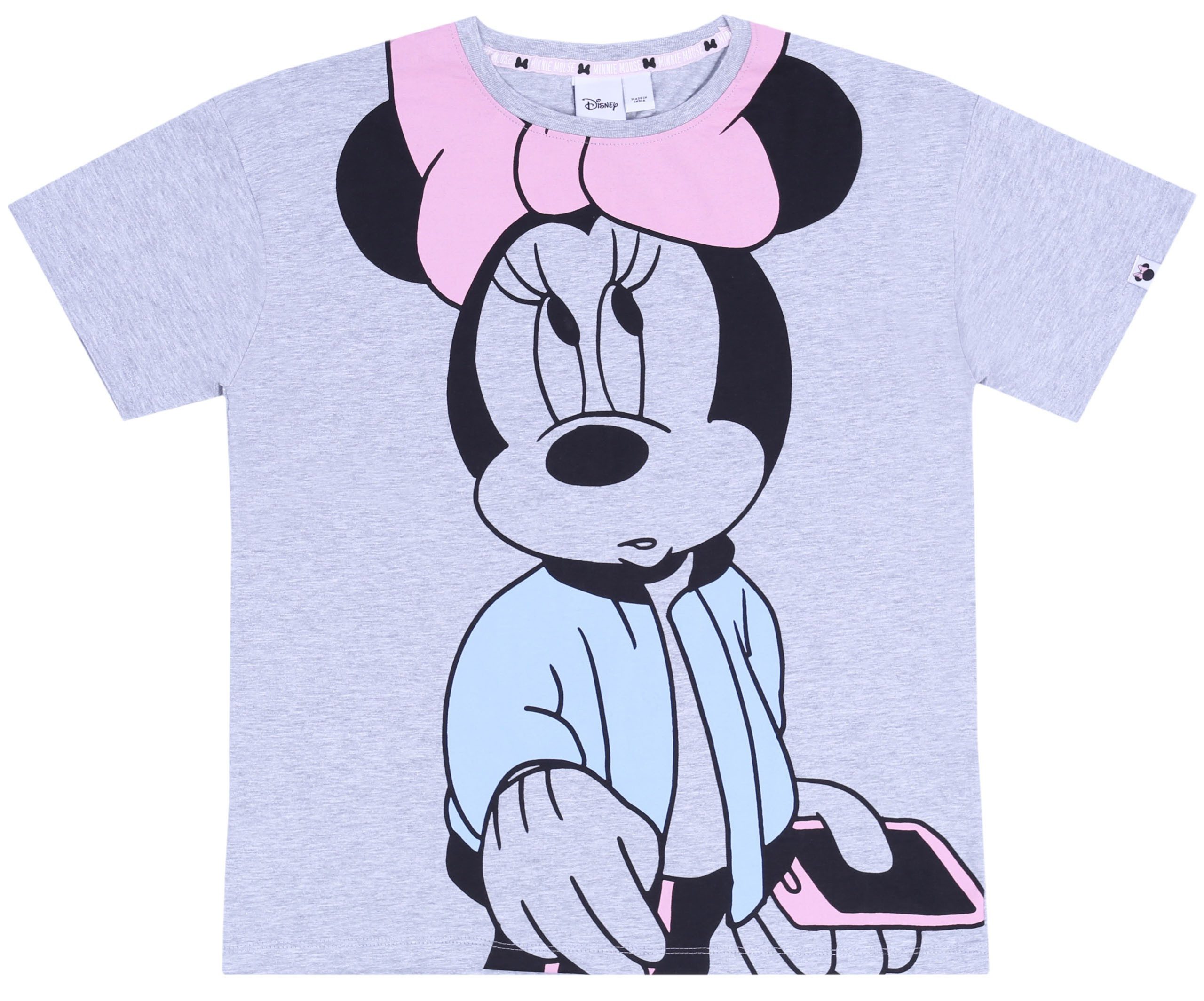 Kurzarmshirt Graues T-Shirt Mickey Mouse DISNEY S