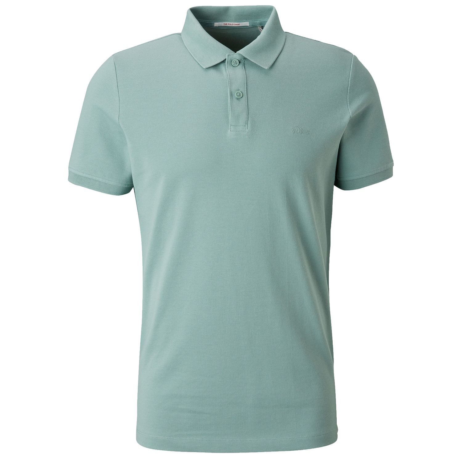 s.Oliver Poloshirt (1-tlg) mit Logo-Stickerei