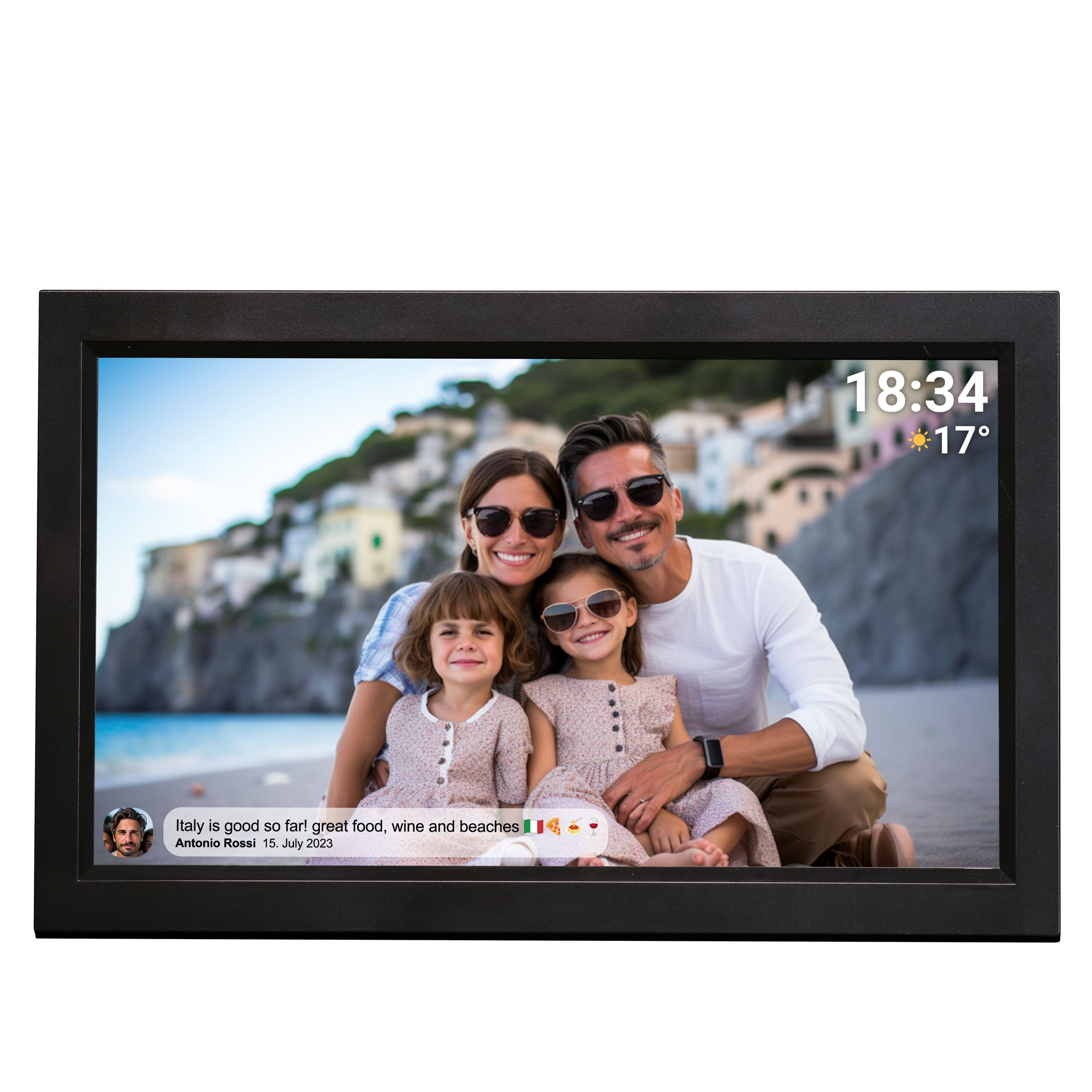 Denver PFF-1503B Digitaler Bilderrahmen (39.62 cm/15.6) günstig online kaufen
