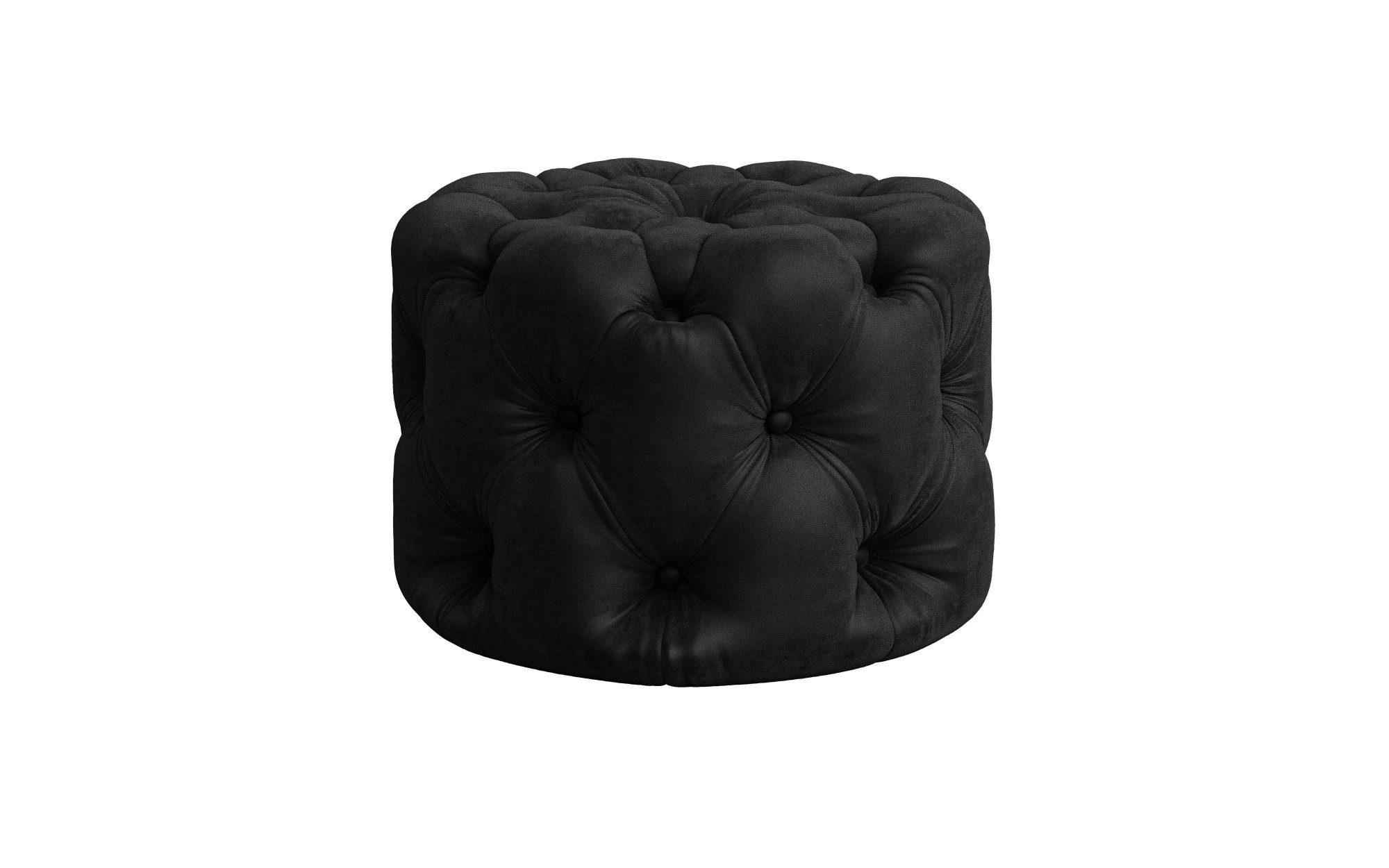 Home affaire Hocker FOLLINA, Polsterhocker mit klassischer Chesterfield-Knopfheftung