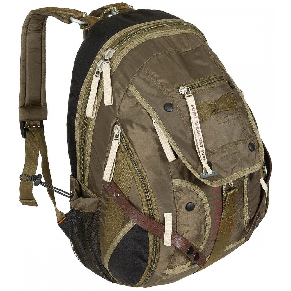 PureTrash Cityrucksack Rucksack, groß, Nylon