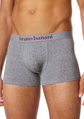 Bruno Banani Boxershorts Short 2Pack Denim Fun (Packung, 2er-Pack) mit melierter Optik