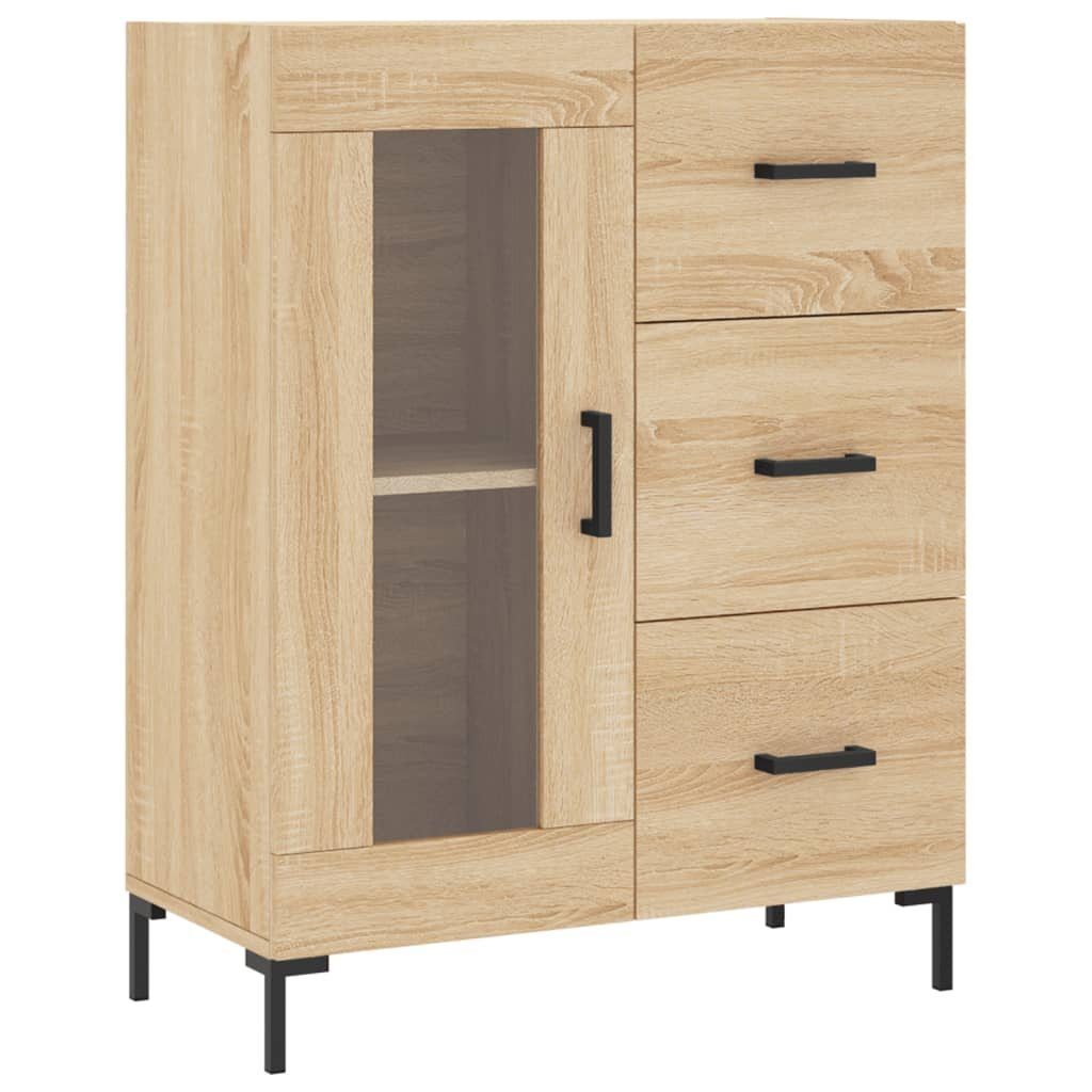 Sideboard Holzwerkstoff Sonoma-Eiche vidaXL 69,5x34x90 Sonoma St) (1 Sideboard cm Eiche