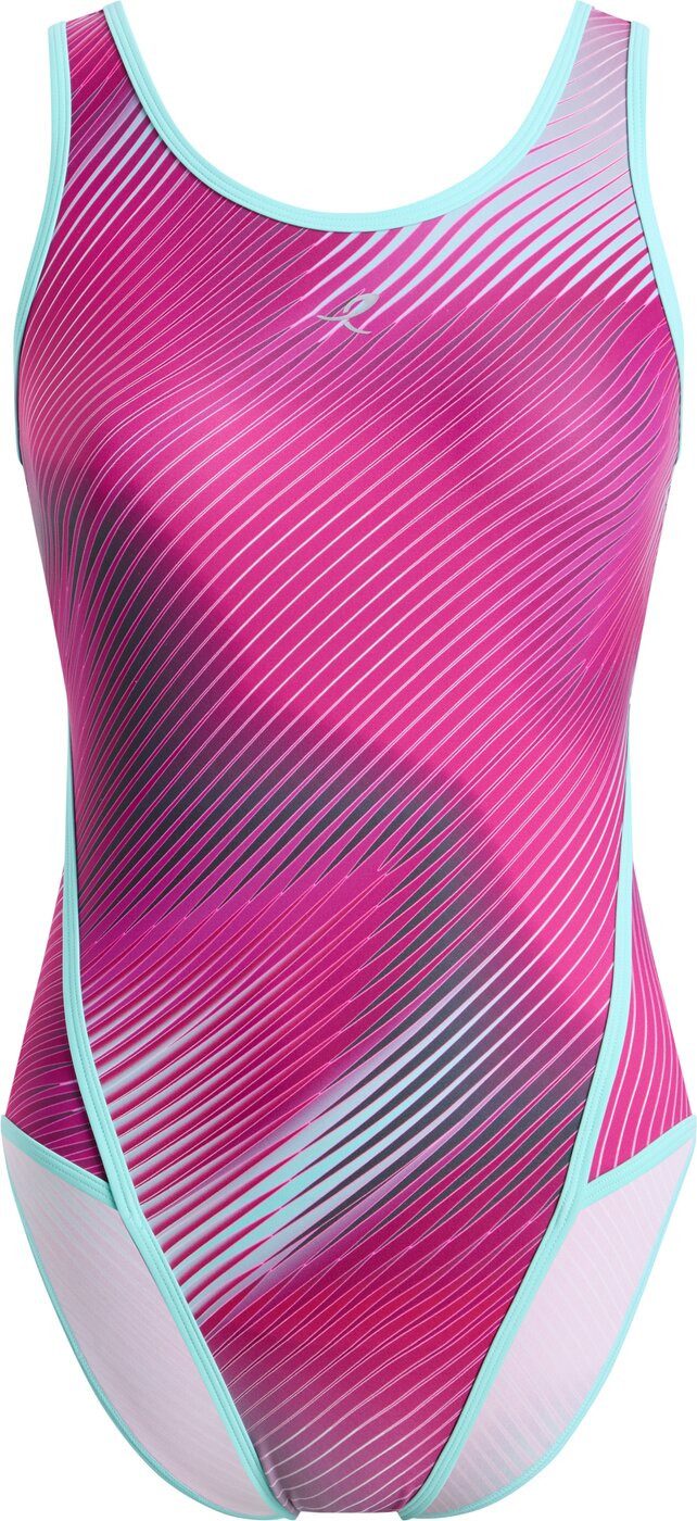 Energetics Badeanzug Da.-Badeanzug Nelly W AOP/VIOLET/TURQUOISE