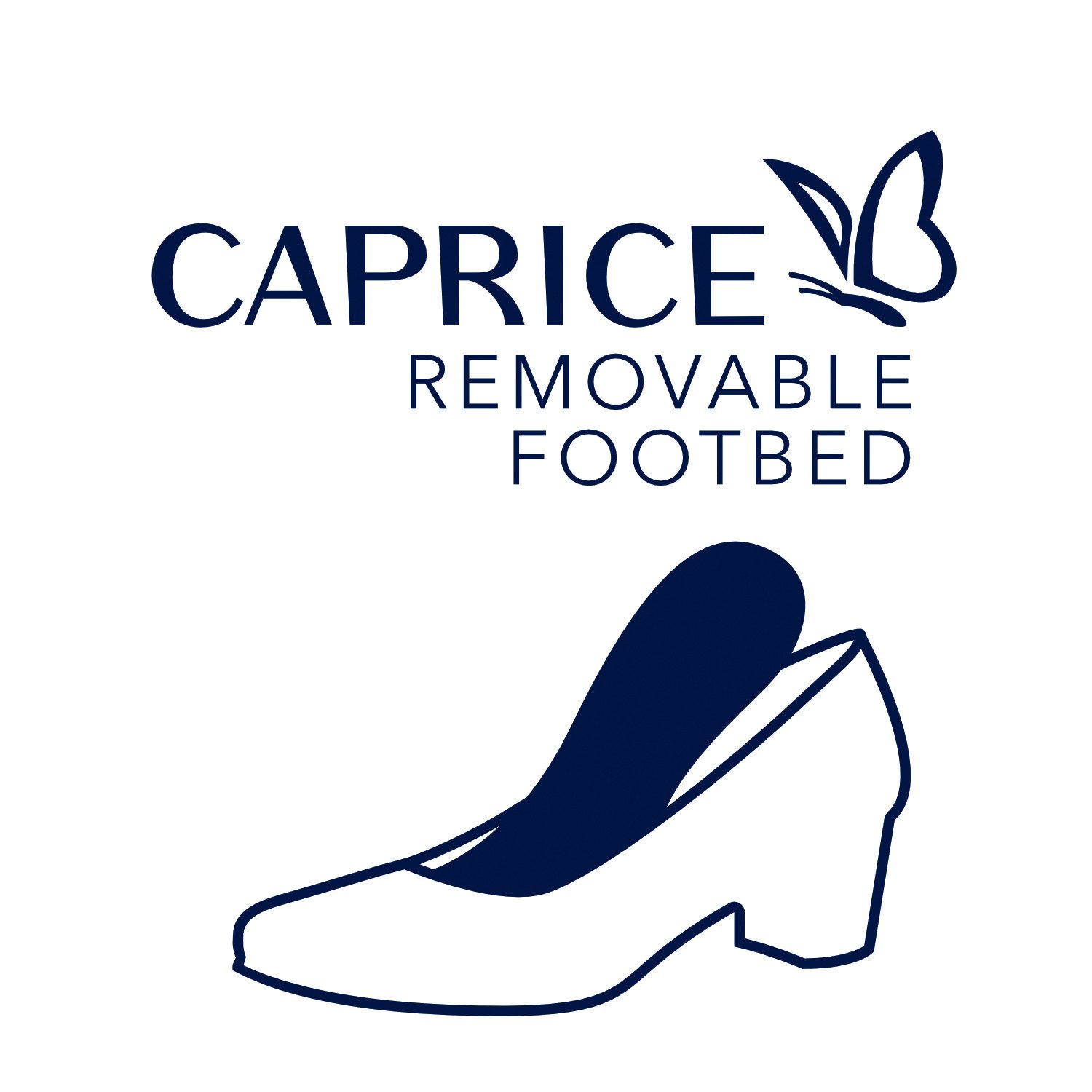 Caprice Slipper Sneaker, Freizeitschuh, Schlupfschuh mit Wechselfußbett in Weite G