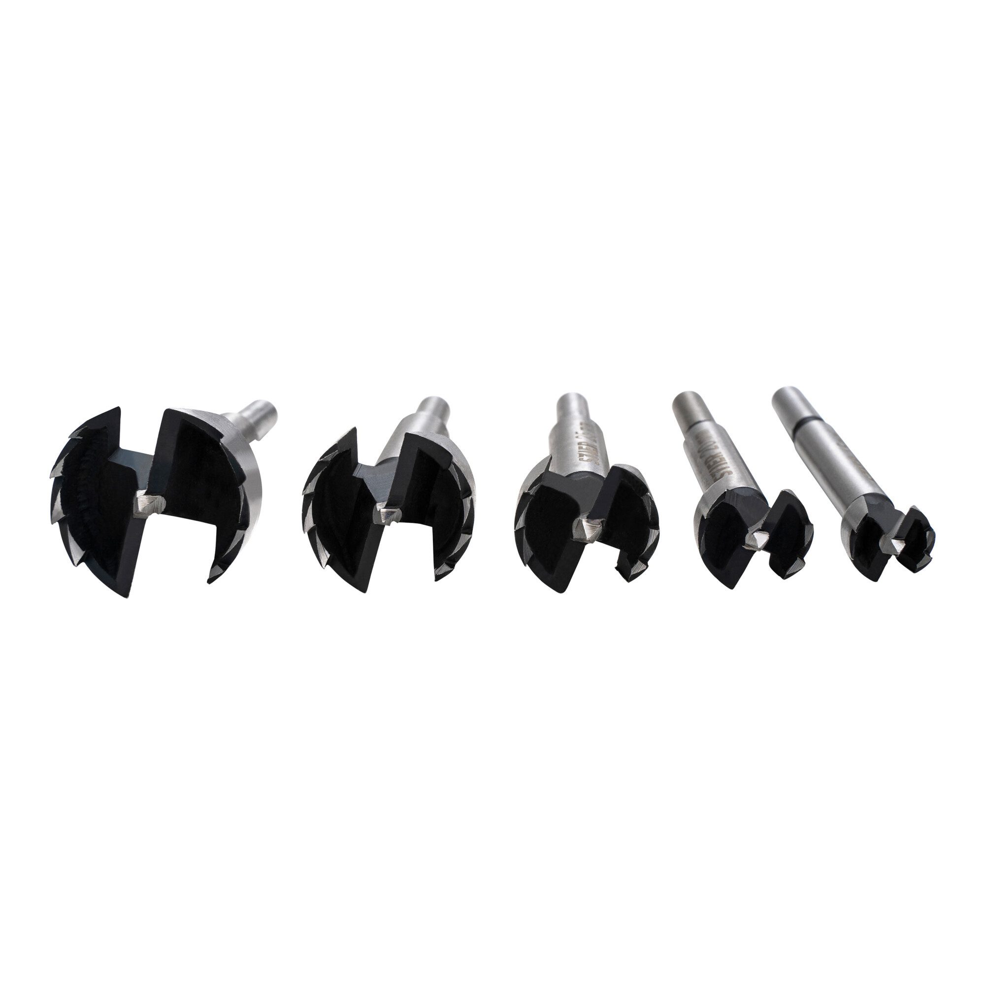 Stier Holzbohrer STIER hochwertiger Forstnerbohrer Set 5-teilig in praktischer Kassette – Bild 5 von 5