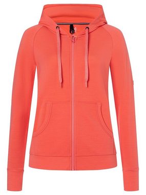 SUPER.NATURAL Sweatjacke Merino Hoodie W ESSENTIAL ZIP HOODIE optimaler Merino-Materialmix