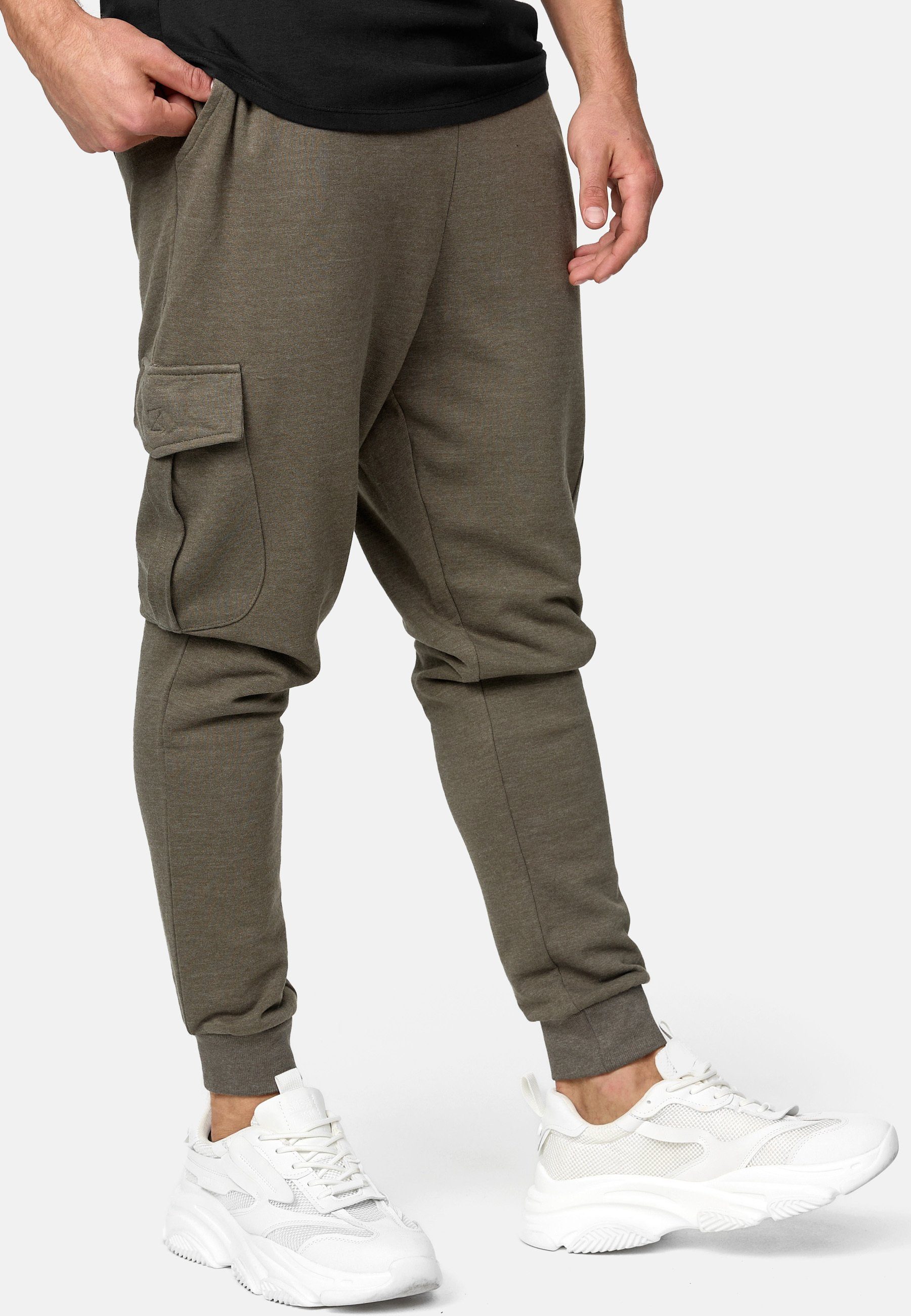 Indicode Jogger Pants Bendner Mix Army