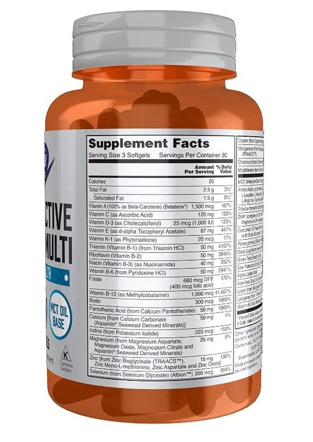 now foods Now Foods Men´s Active Sports Multi- 90 Weichkapseln Kapseln