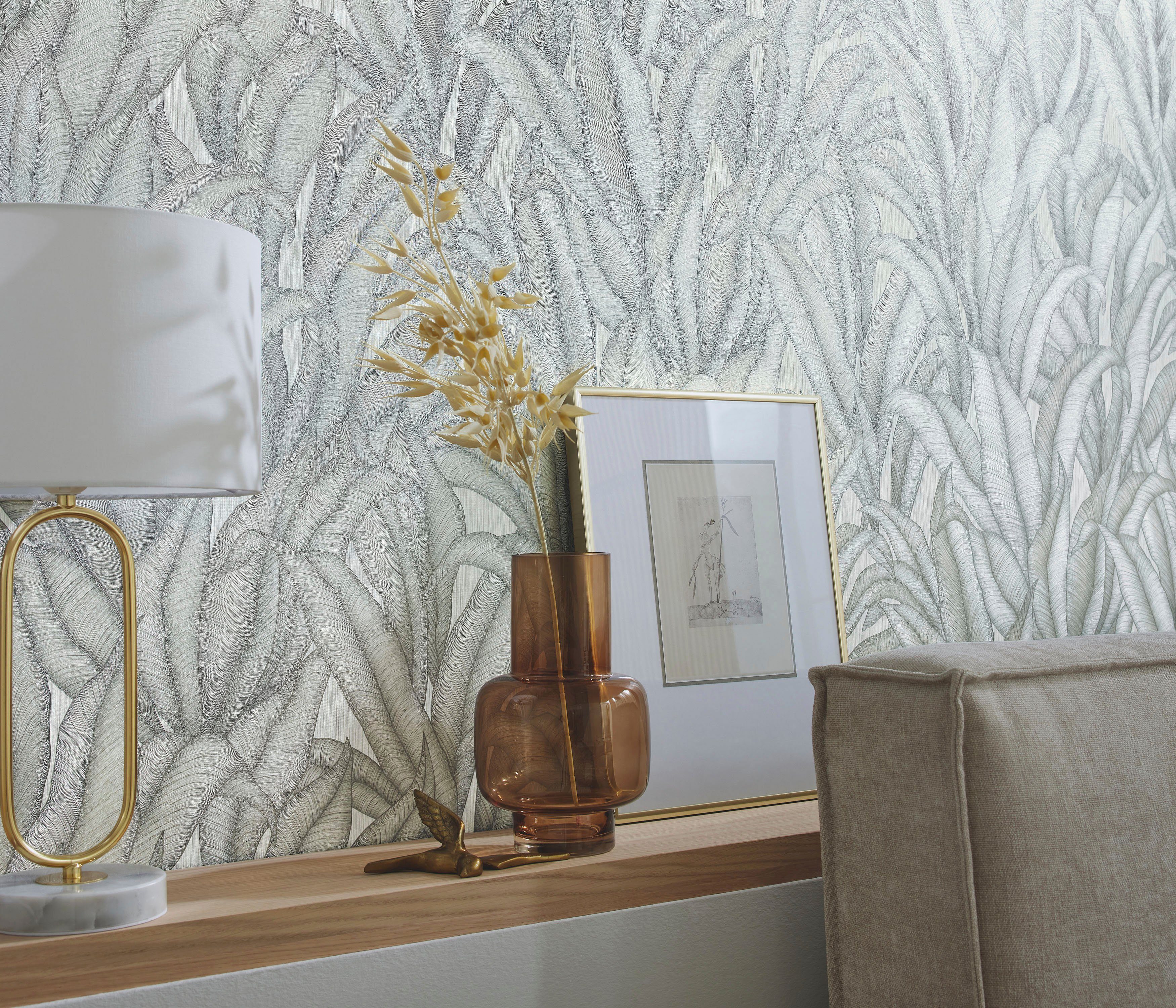 Fashion for walls Vliestapete Sansibar, geprägt, floral, Phthalate frei