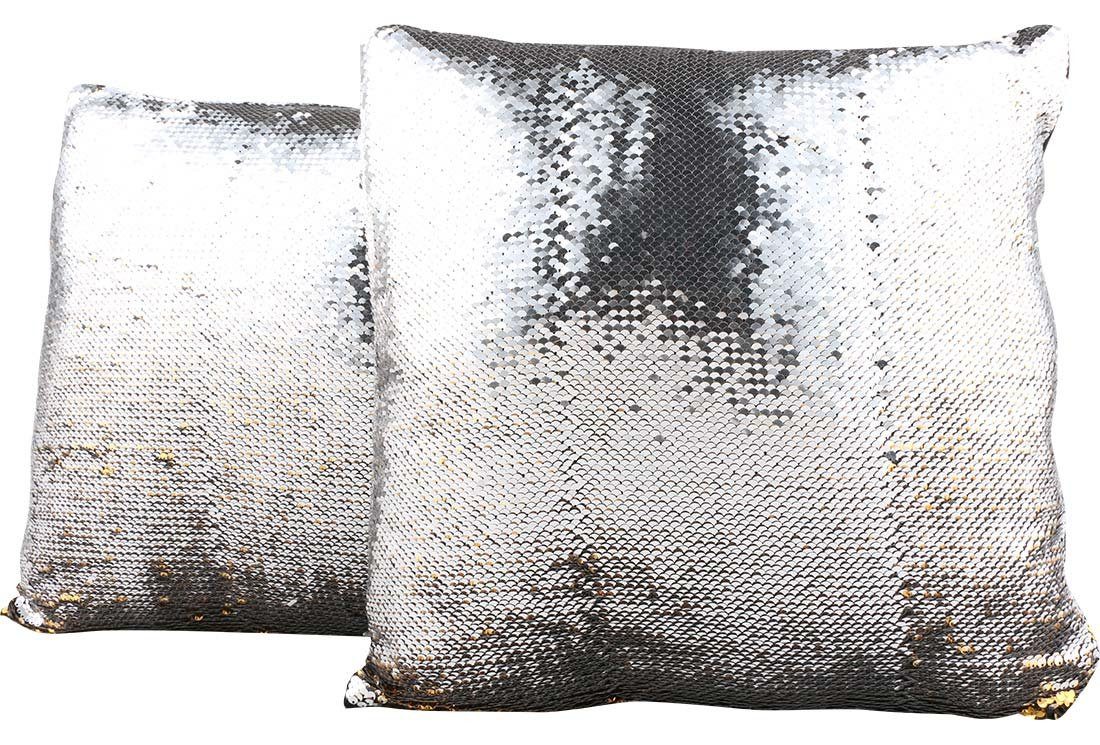 Jungengel Kissenbezug 4x Pailletten Kissenbezüge Dekokissen Couchkissen Gli günstig online kaufen