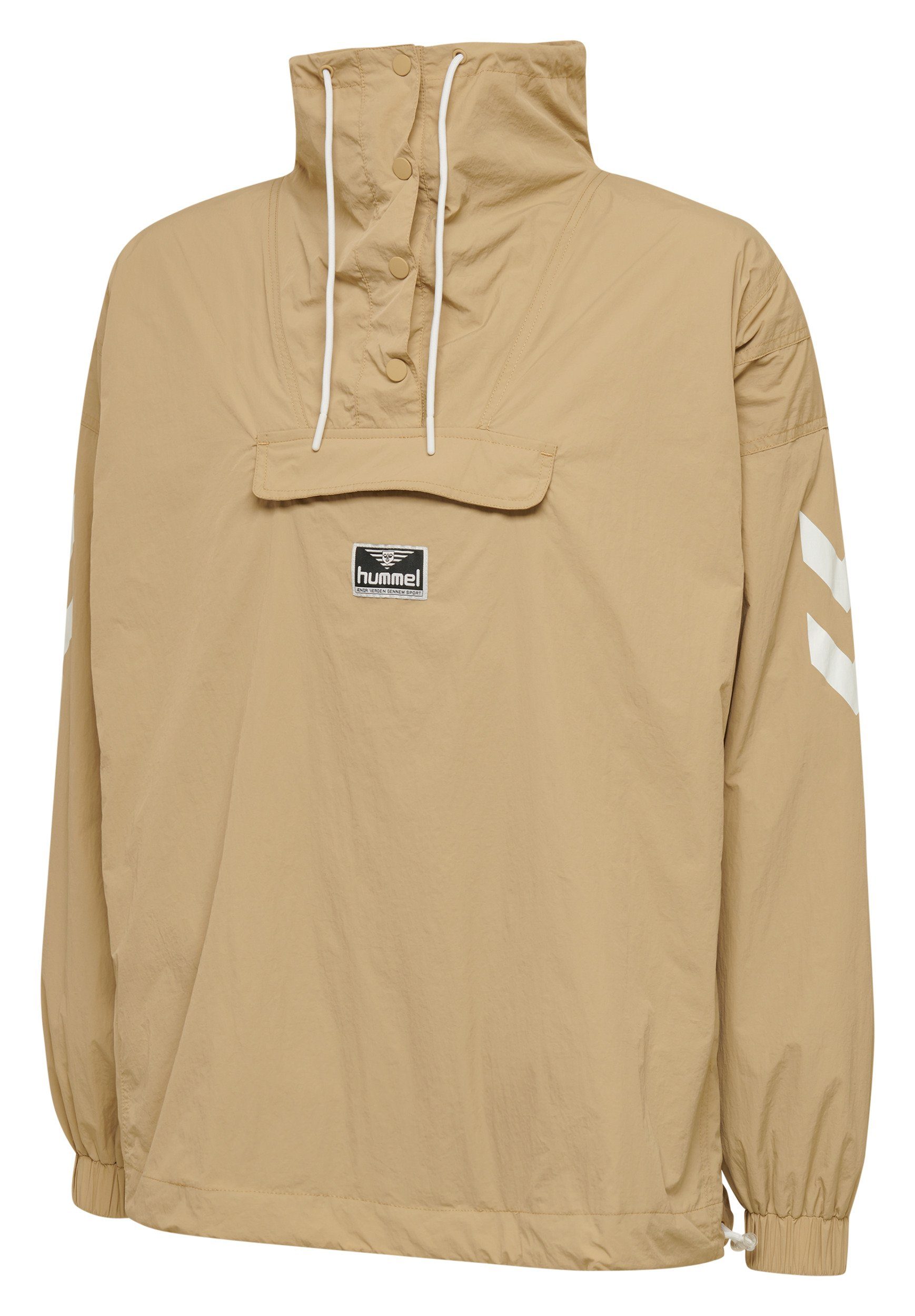 hummel Outdoorjacke Vind oversized Übergangsjacke Anorak Freizeit Schlupf Jacke Regenjacke