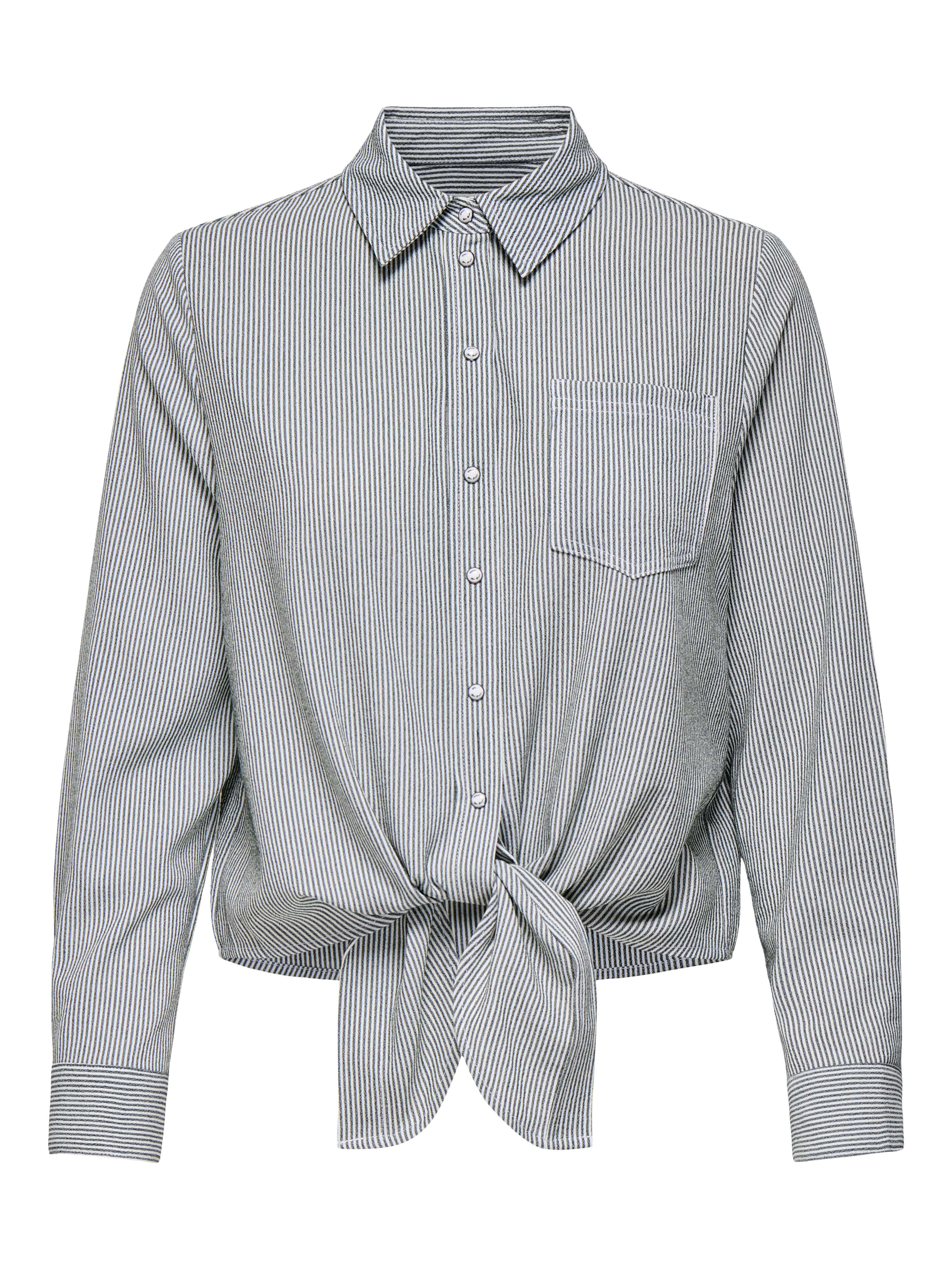 Pine Grove Stripes:CLOUD DANCER