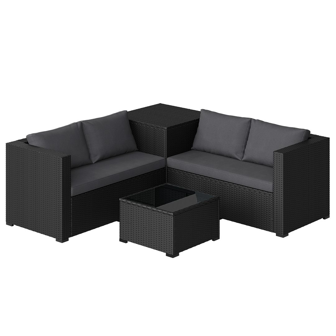 STEELSØN Sitzgruppe Veloria, (2 Sofa, Tisch, günstig online kaufen