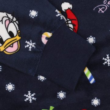 Sarcia.eu Schlafanzug DISNEY Mickey Maus Kinder Weihnachtspyjama, dunkelblau 18-24 Monate