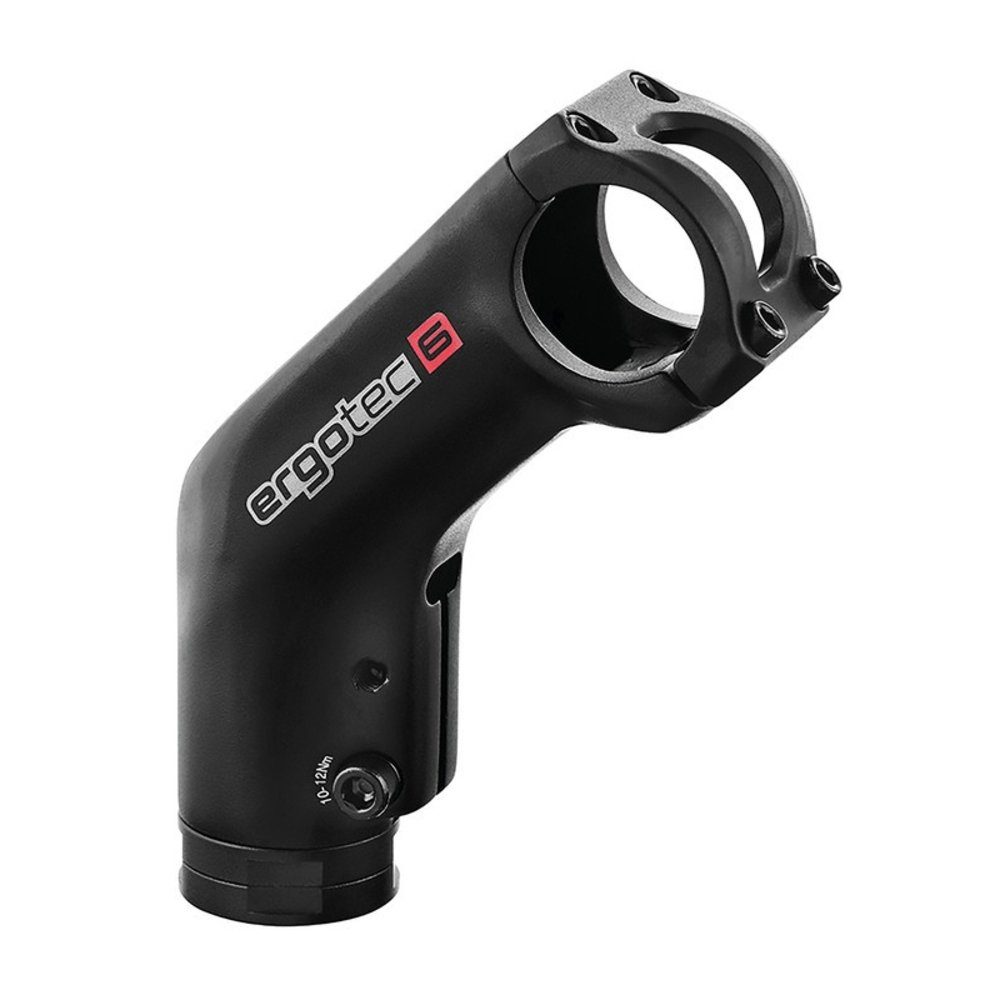 Ergotec Lenkervorbau 1-1/8 A-Head Vorbau High Barracuda, Länge: 90 mm / 45°, Lenker: 31,8 (1-St)