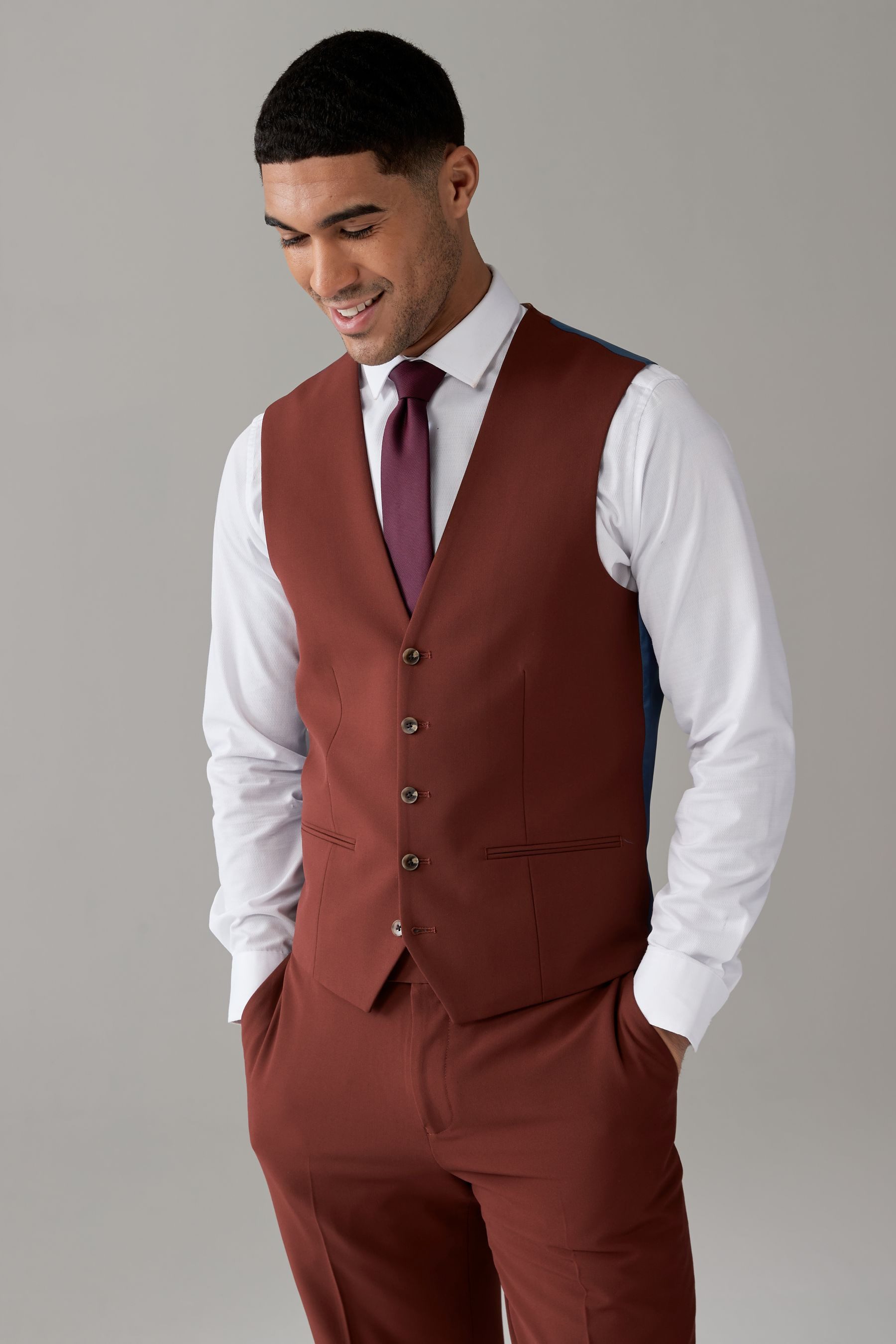 Next Anzugweste Motionflex Regular Fit Stretch-Weste (1-tlg)