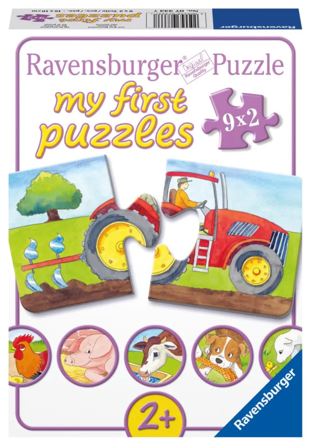Puzzle Ravensburger Kinderpuzzle - 07333 Auf dem Bauernhof - my first...